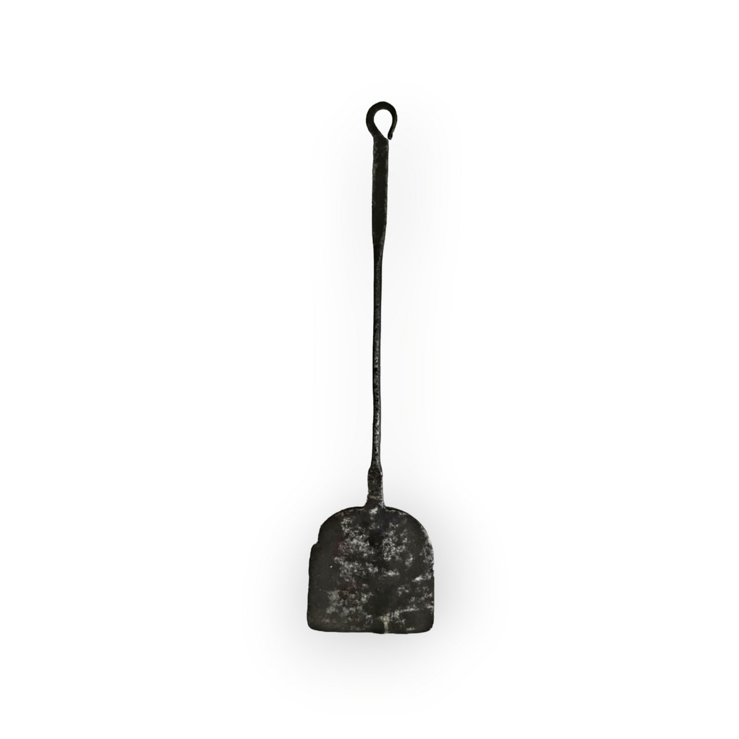 Rare Late 17th Century Decorative Antique Wrought Iron Cooking Utensil Rack with Five Original Cooking Implements