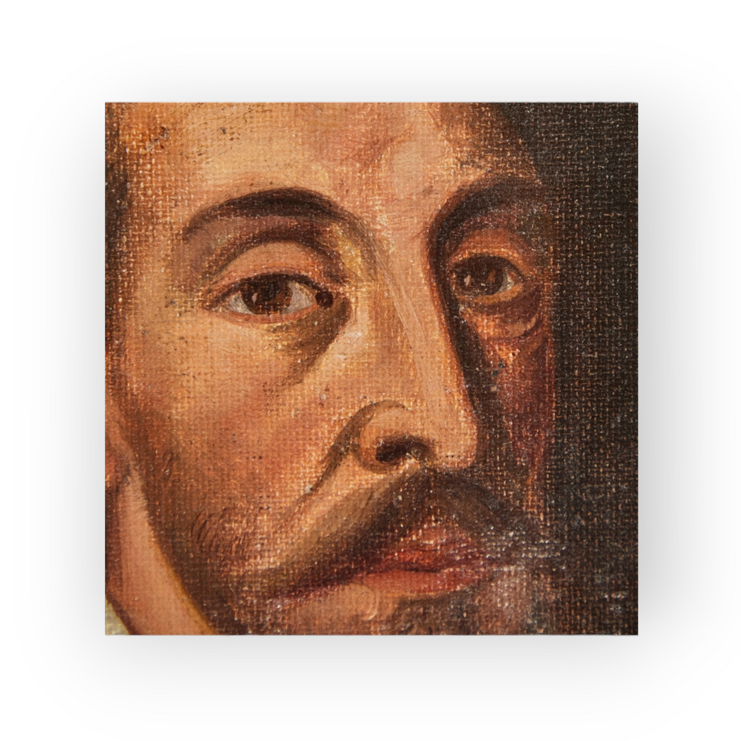 Late 17th Century German School Antique Oil on Canvas Portrait of Prince-Bishop Philipp Christoph von Sötern (1567-1652)
