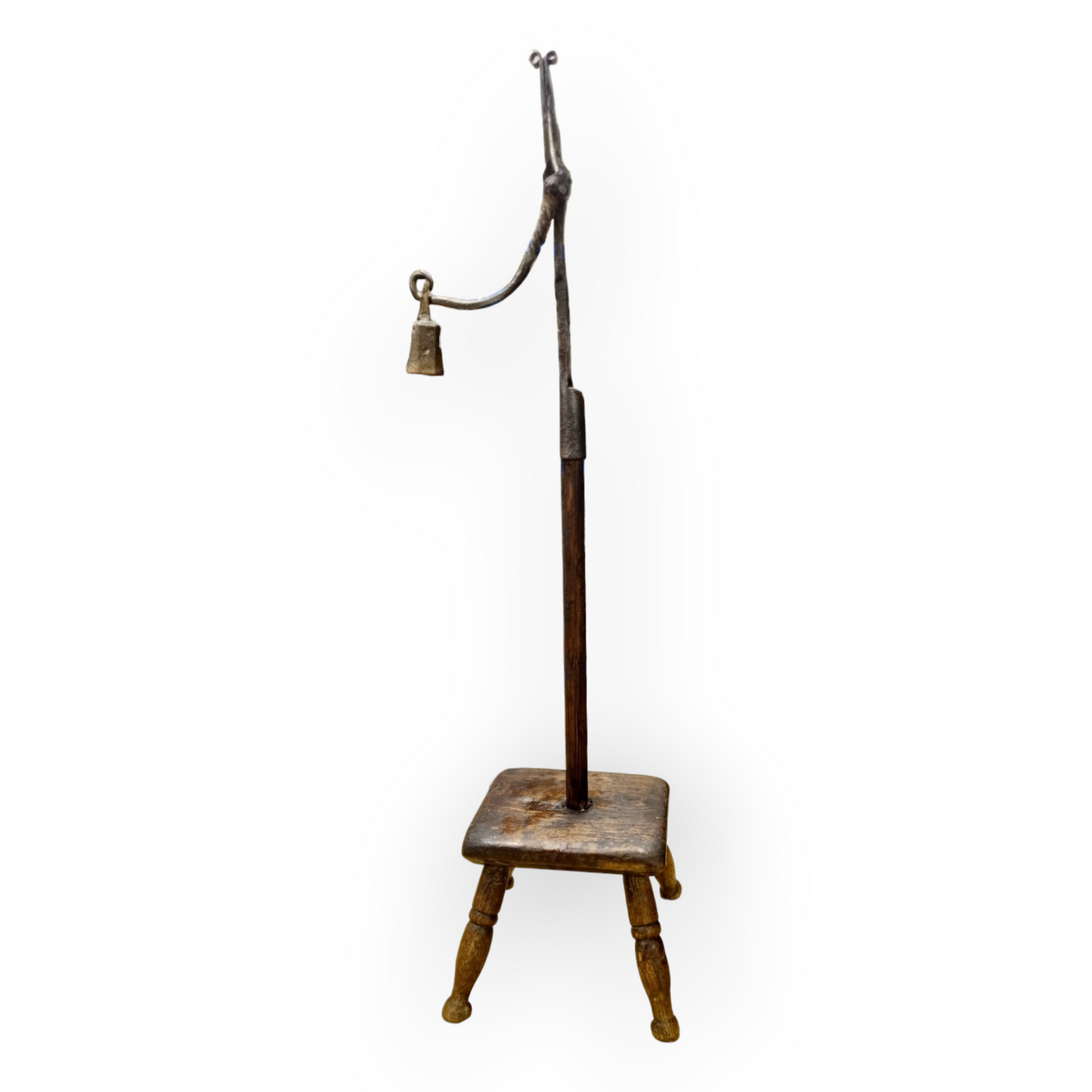 Late 18th Century & Later Antique Corner Standard Rushlight