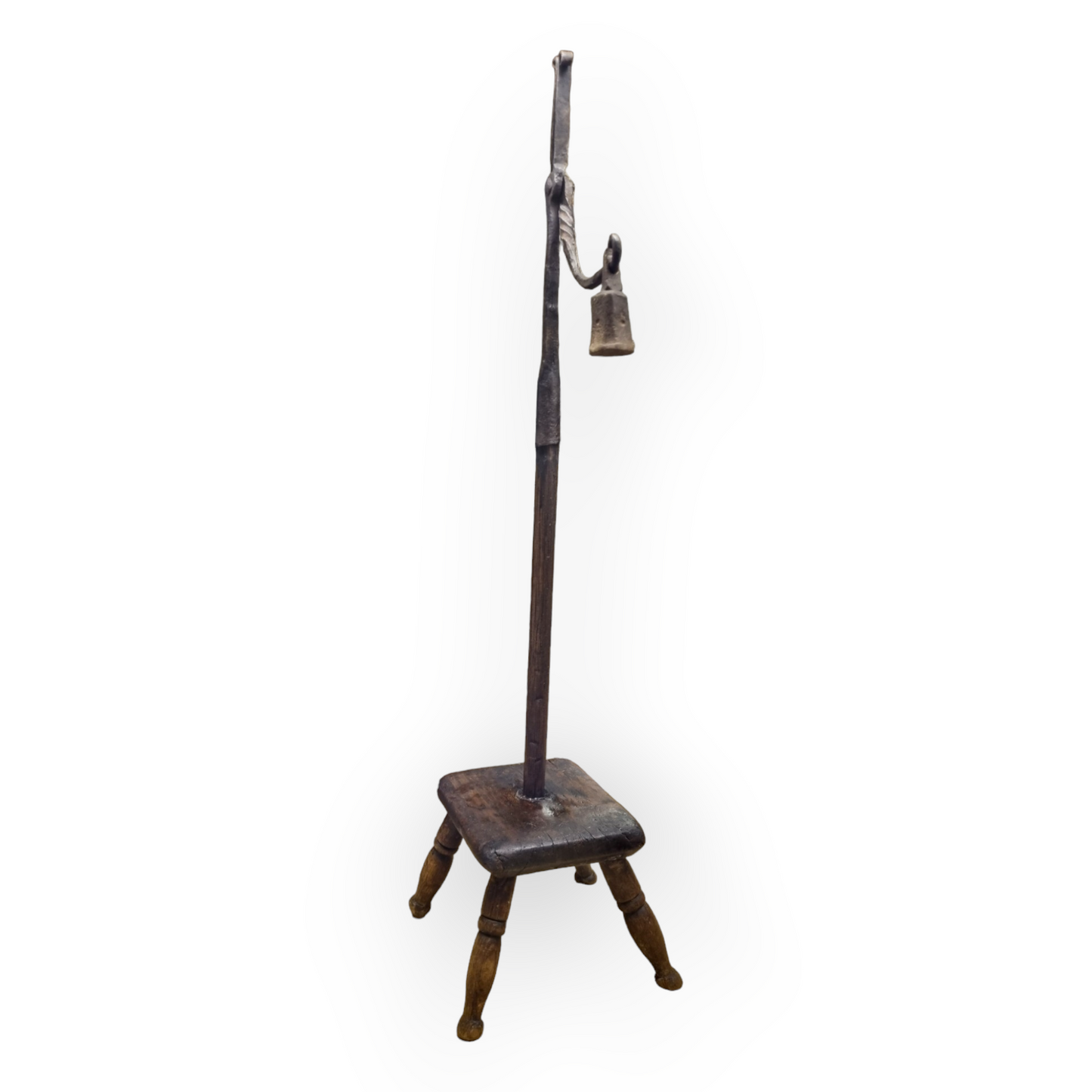 Late 18th Century & Later Antique Corner Standard Rushlight