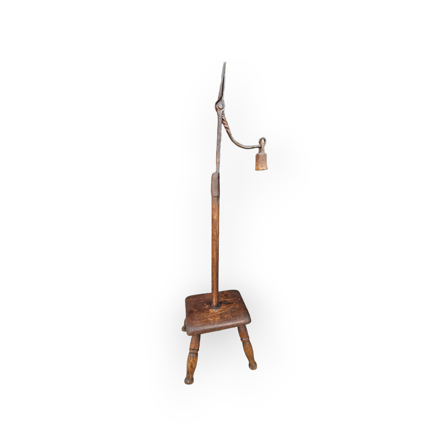 Late 18th Century & Later Antique Corner Standard Rushlight