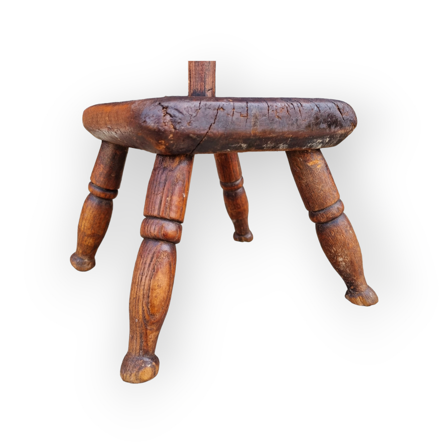 Late 18th Century & Later Antique Corner Standard Rushlight