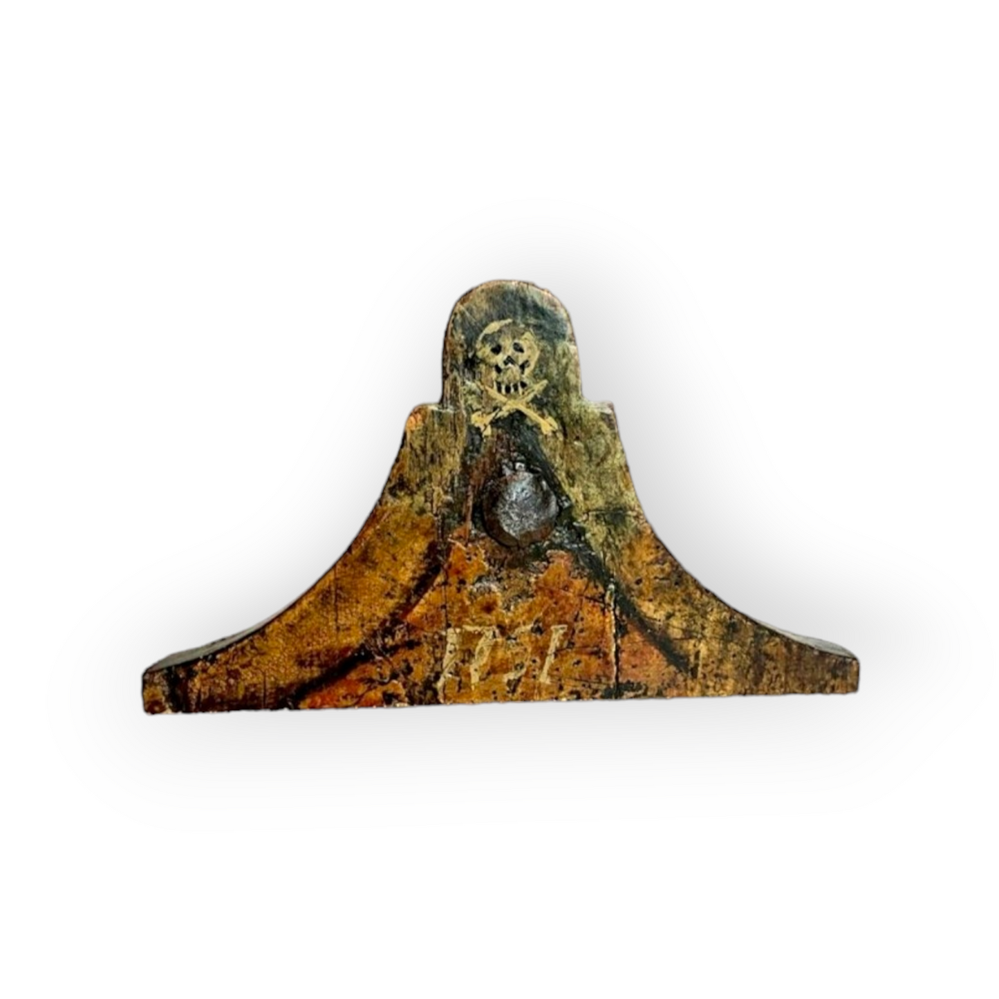 Mid 18th Century Italian Antique Memento Mori Dated "1751"