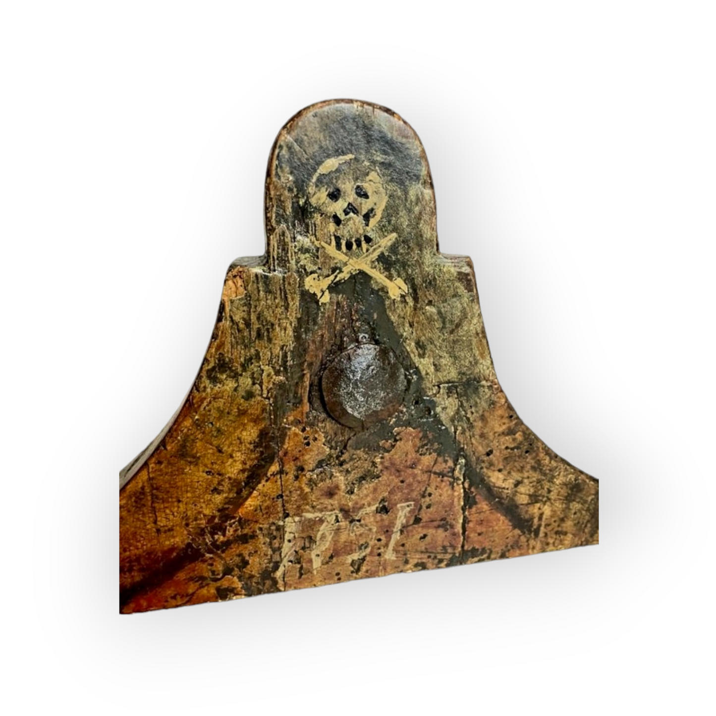 Mid 18th Century Italian Antique Memento Mori Dated "1751"