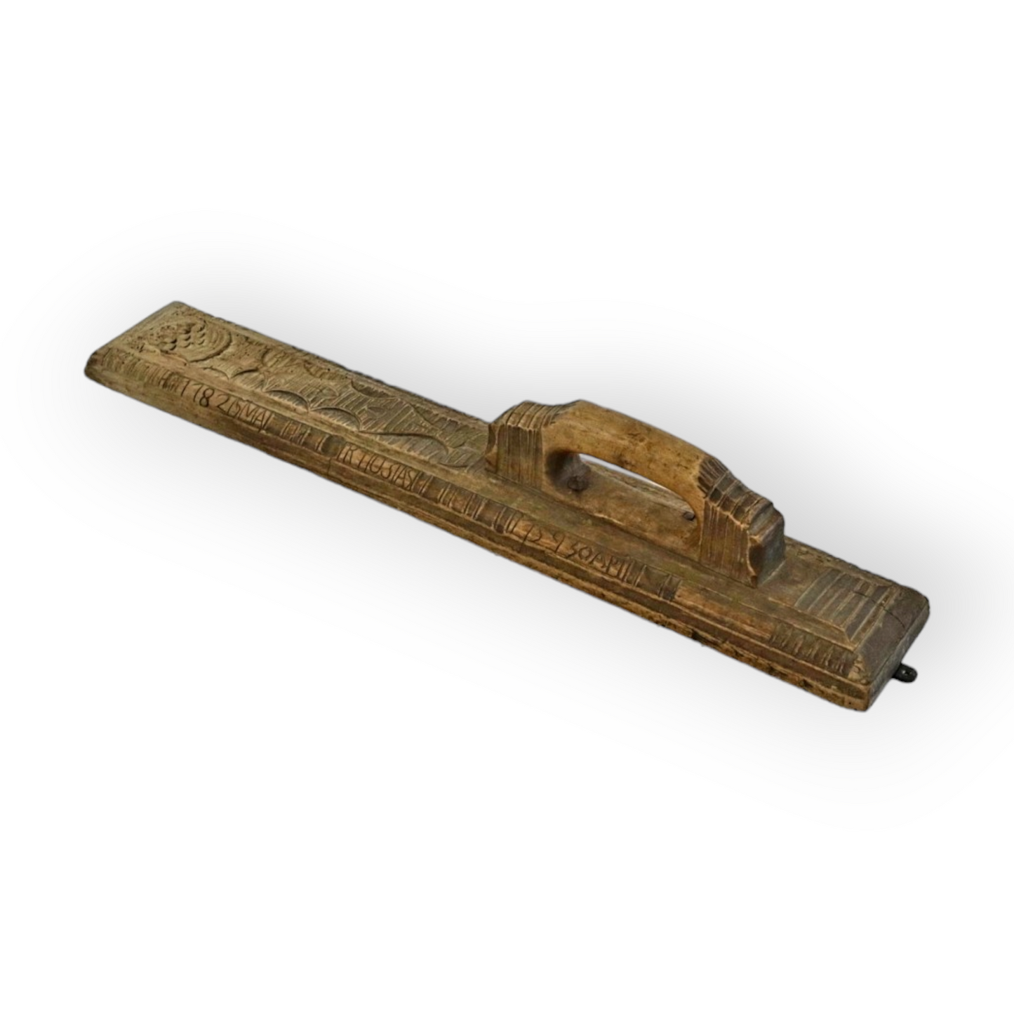 18th Century Norwegian Antique Mangle Board Dated 1759-1782