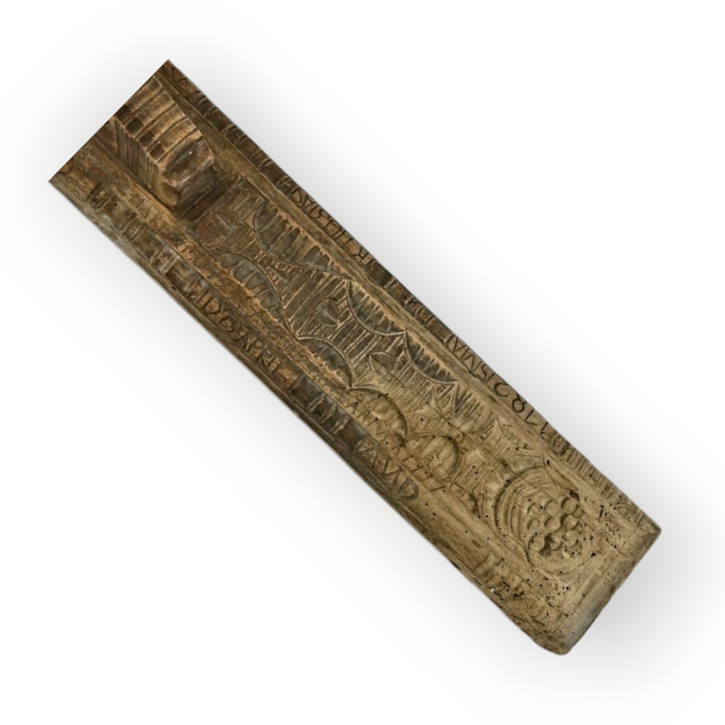 18th Century Norwegian Antique Mangle Board Dated 1759-1782