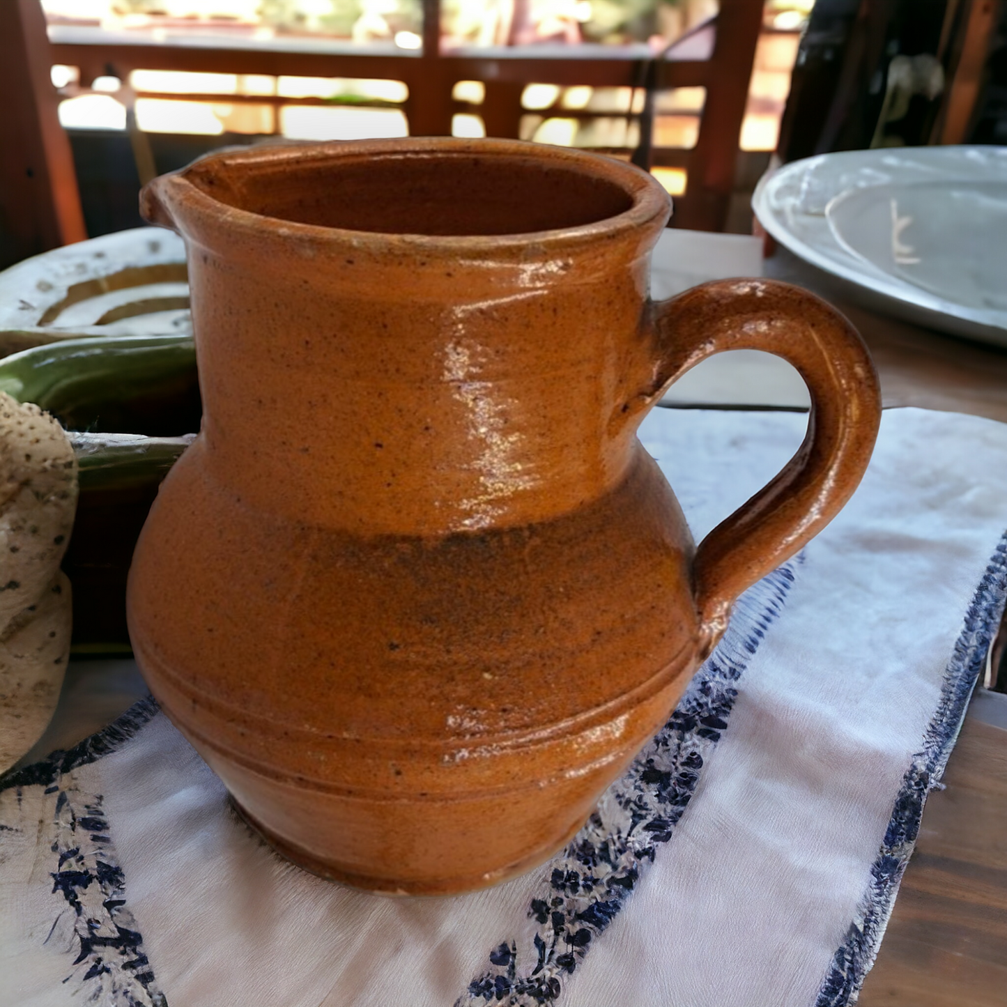 Late 18th Century / Early 19th Century Antique Earthenware Jug / Pitcher