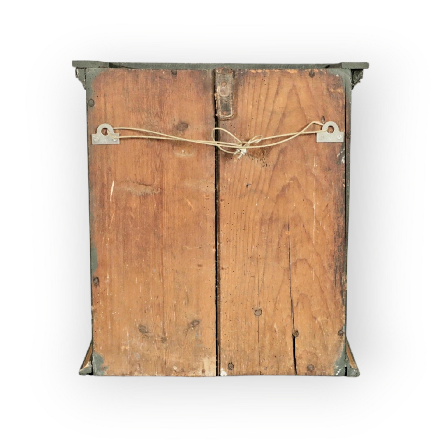 Early 19th Century Swedish Antique Folk Art Decorated Wall Cupboard of Small Proportions Dated "1836"