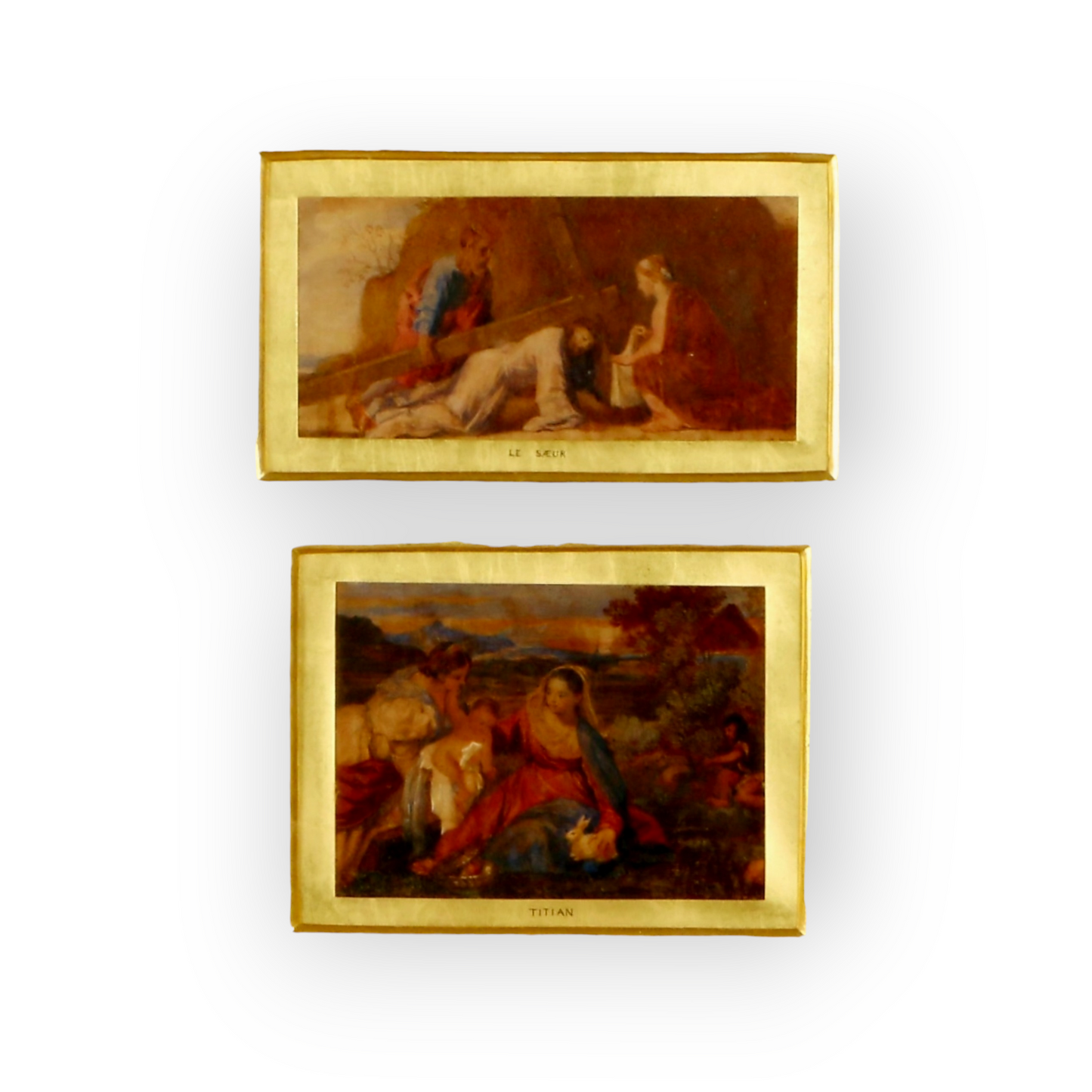 Grand Tour Interest - A Large & Impressive Collection Of Thirteen 19th-Century Italian School Antique "Old Master" Miniature Watercolours