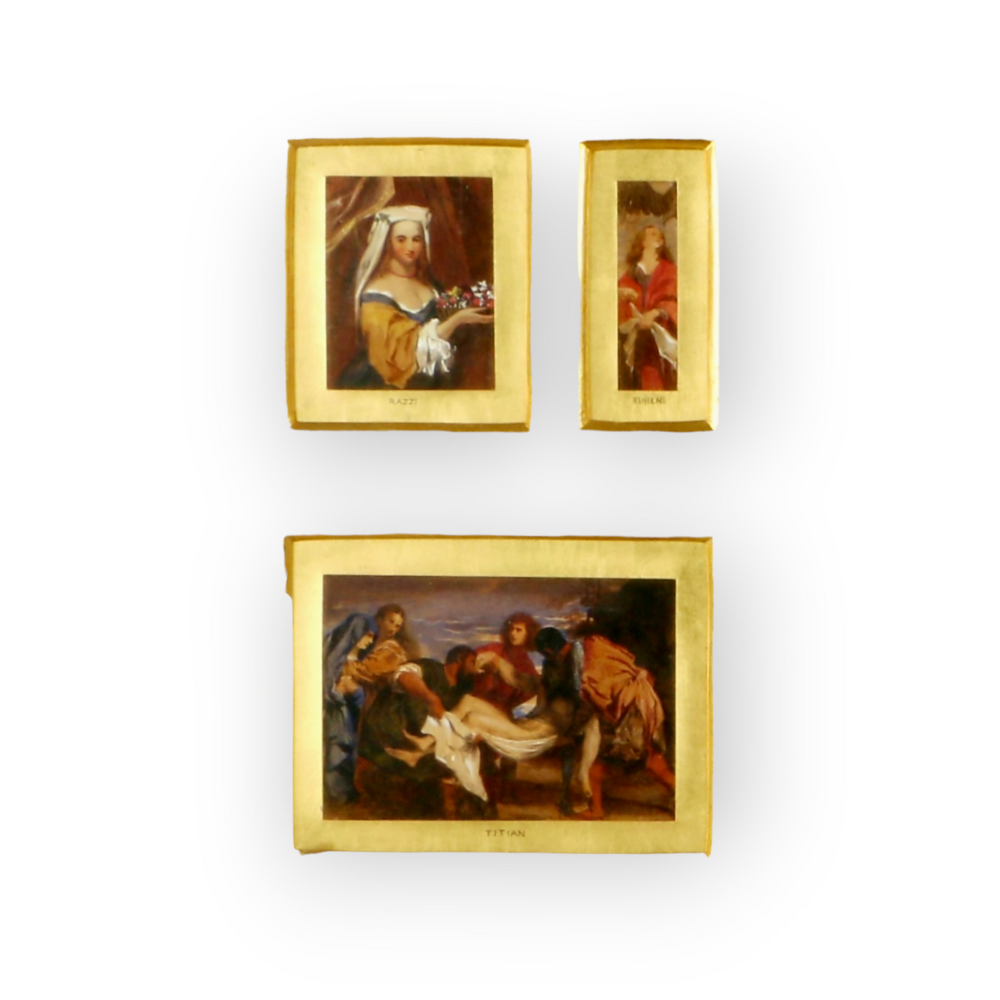 Grand Tour Interest - A Large & Impressive Collection Of Thirteen 19th-Century Italian School Antique "Old Master" Miniature Watercolours