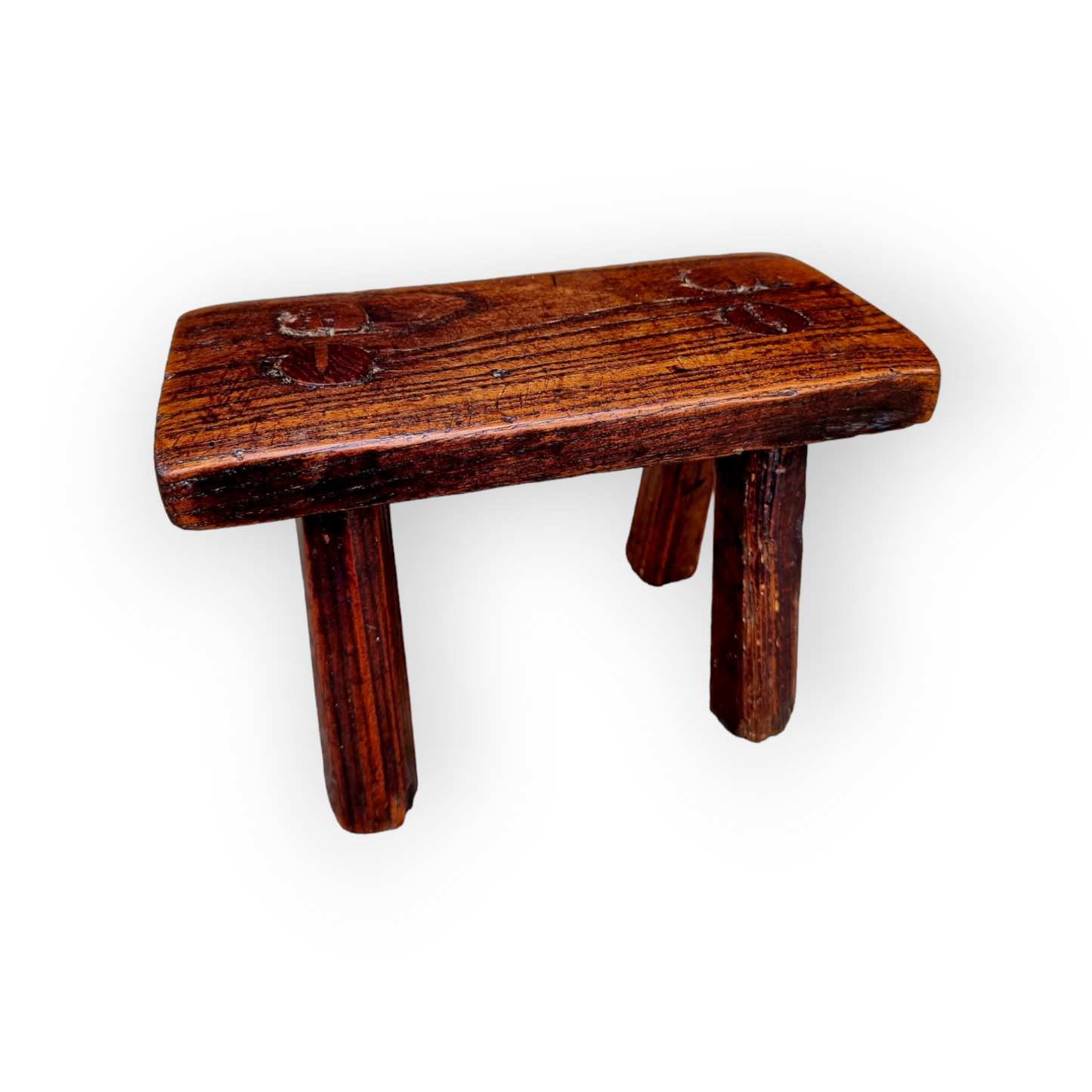 Early 19th-century, George III, Period English Antique Elm Candlestand