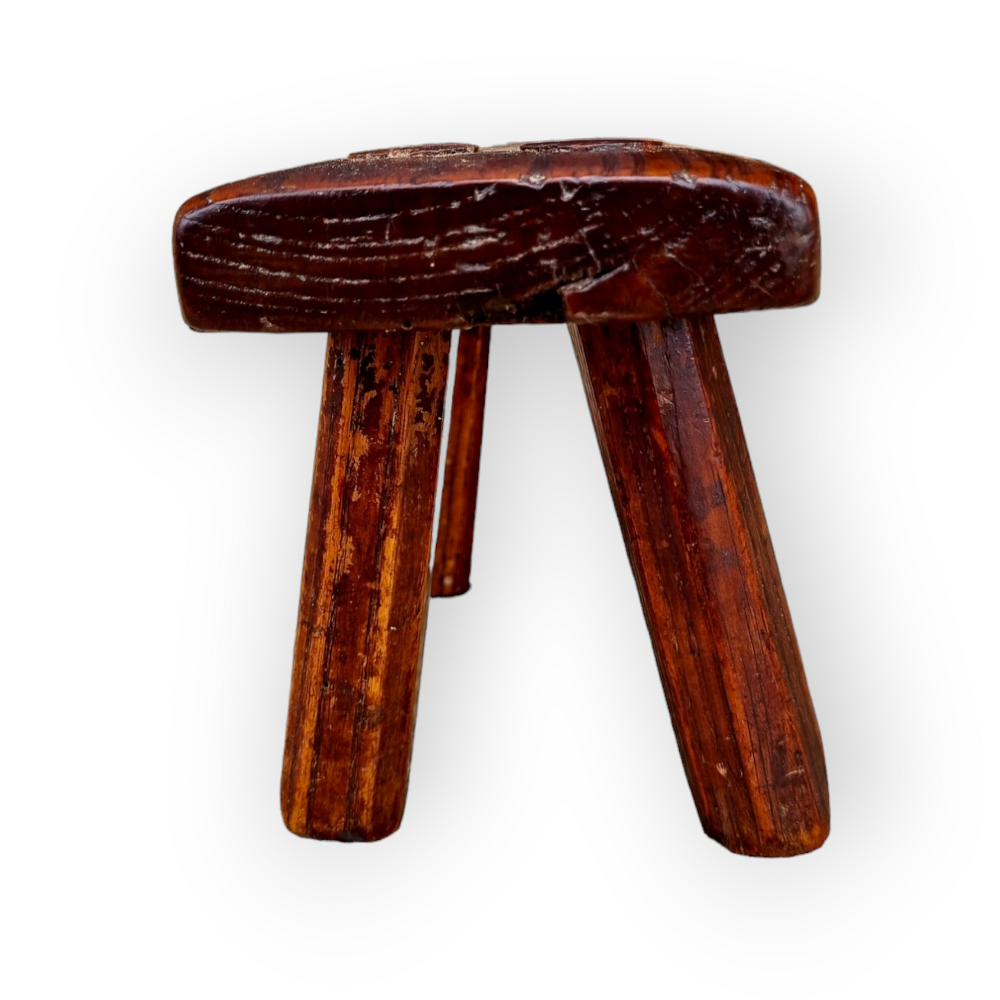 Early 19th-century, George III, Period English Antique Elm Candlestand