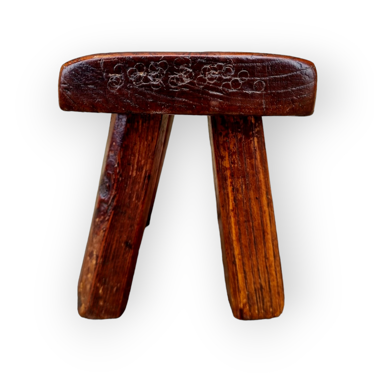 Early 19th-century, George III, Period English Antique Elm Candlestand