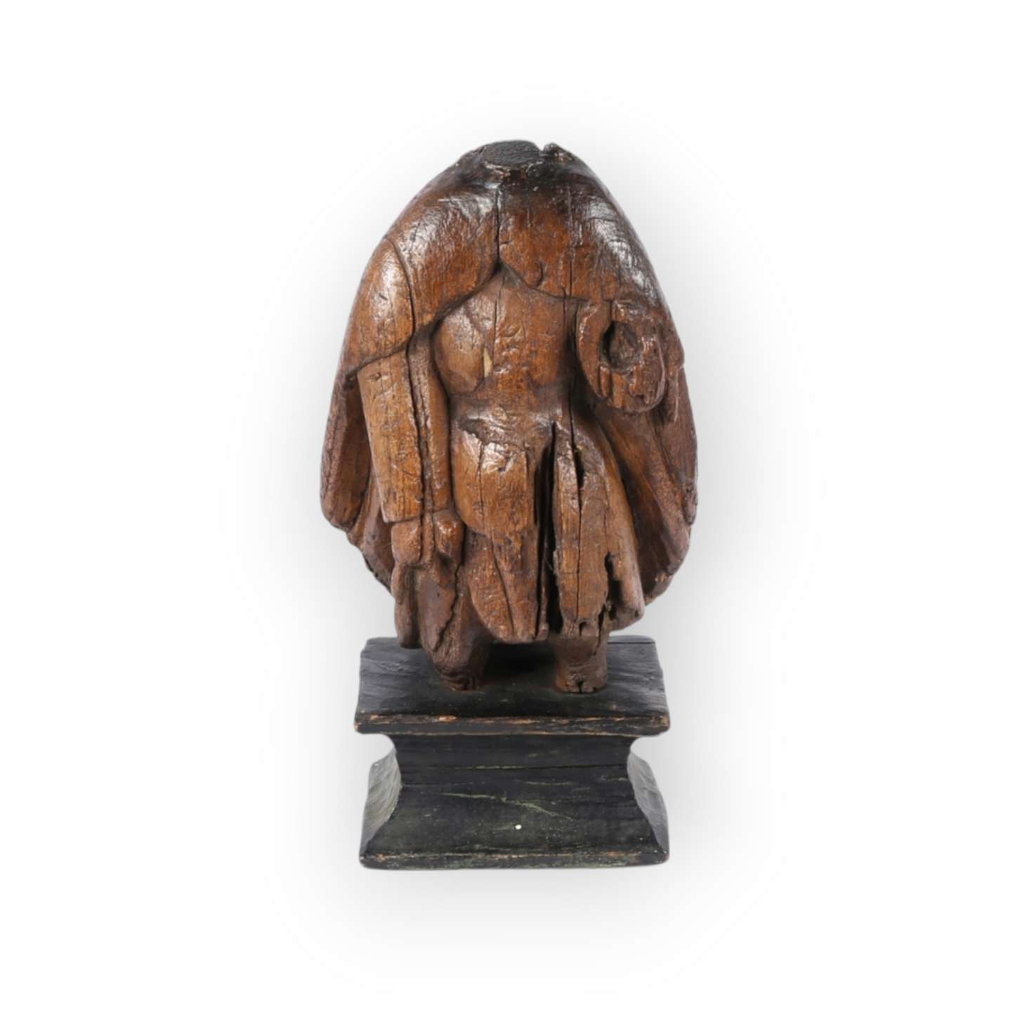 Late 15th-Century Antique Carved Limewood Sculptural Fragment, Representing Saint Roch