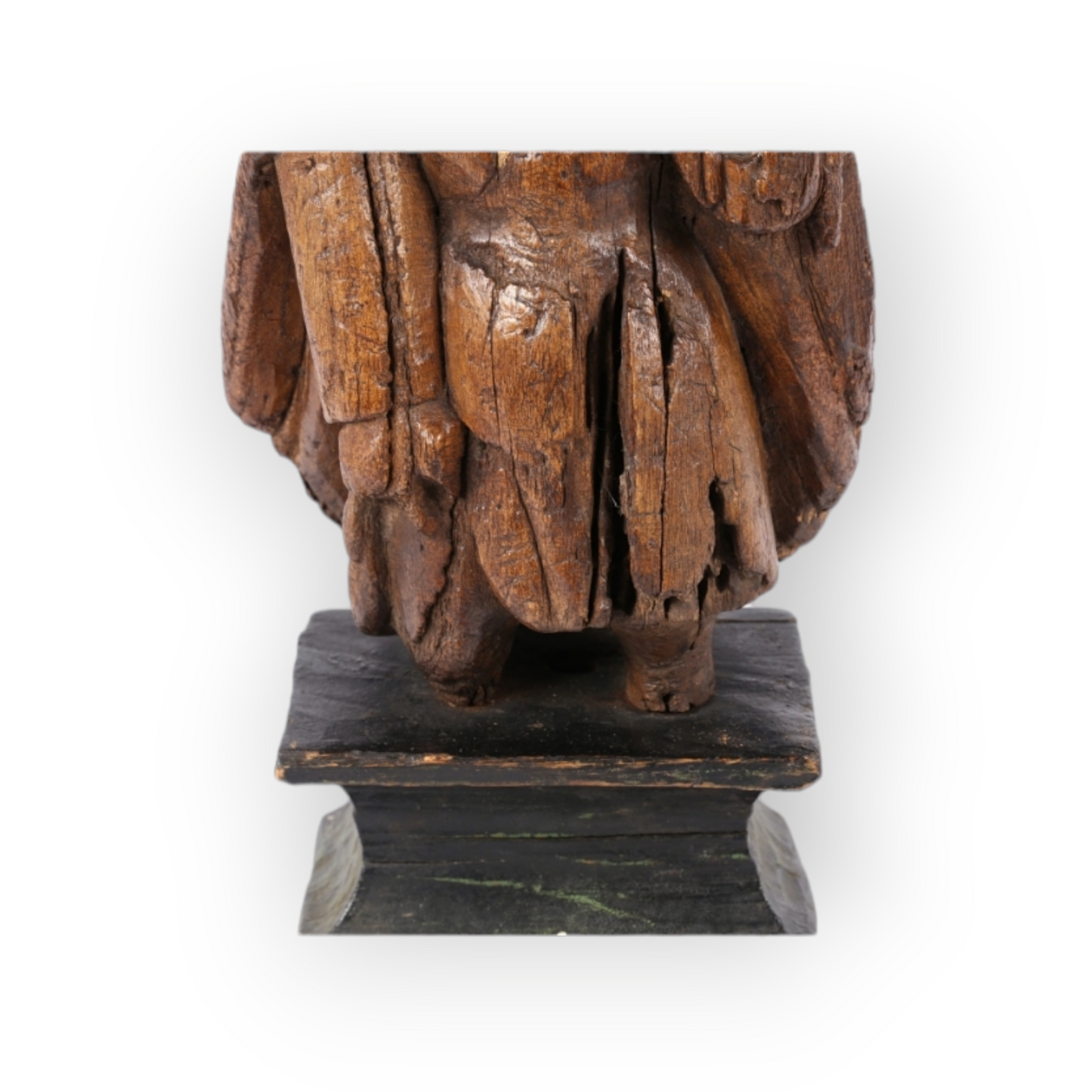 Late 15th-Century Antique Carved Limewood Sculptural Fragment, Representing Saint Roch