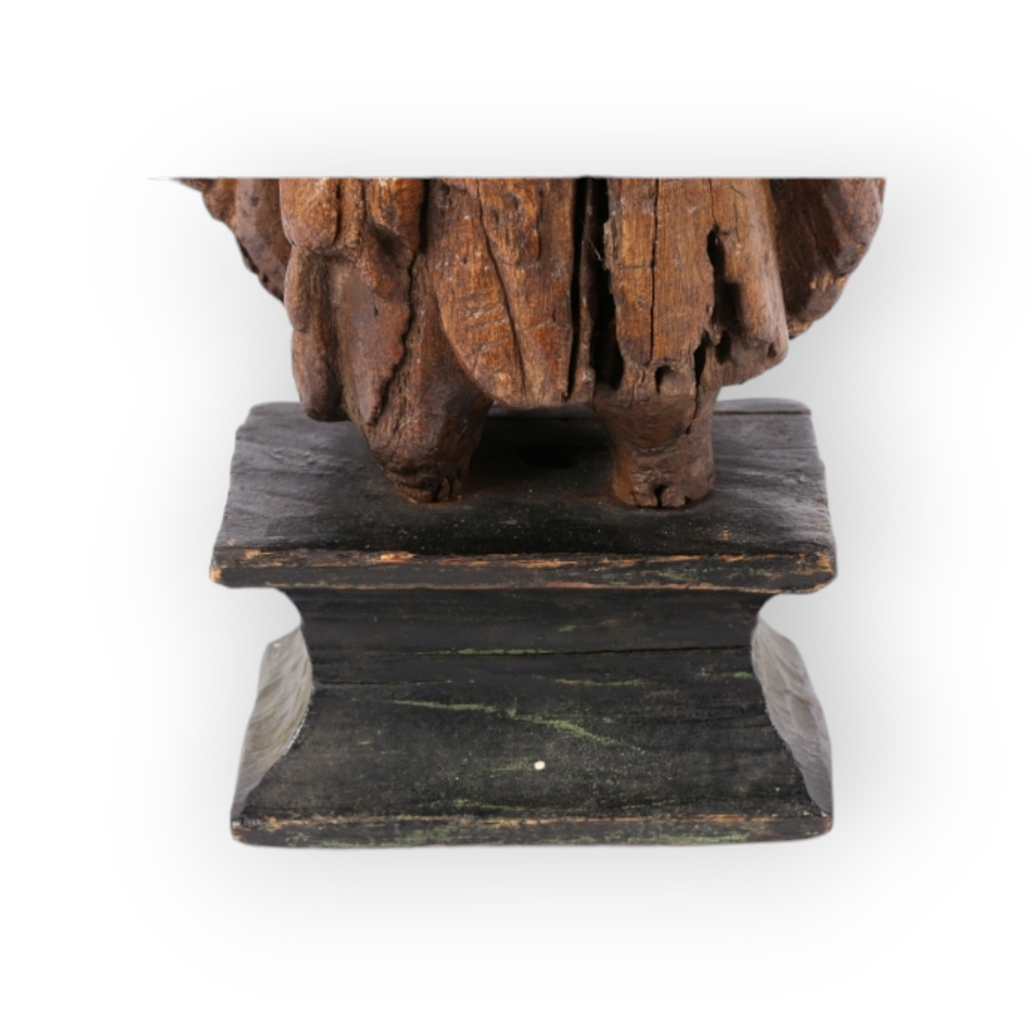 Late 15th-Century Antique Carved Limewood Sculptural Fragment, Representing Saint Roch