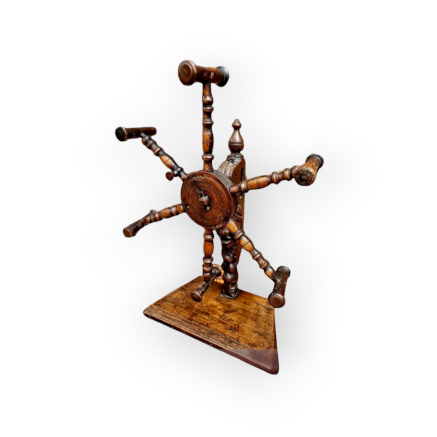 17th Century & Later English Antique Treen Wool Winder Attributed to the North-East of England