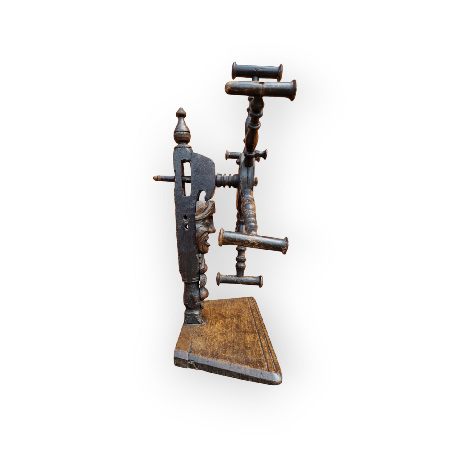 17th Century & Later English Antique Treen Wool Winder Attributed to the North-East of England