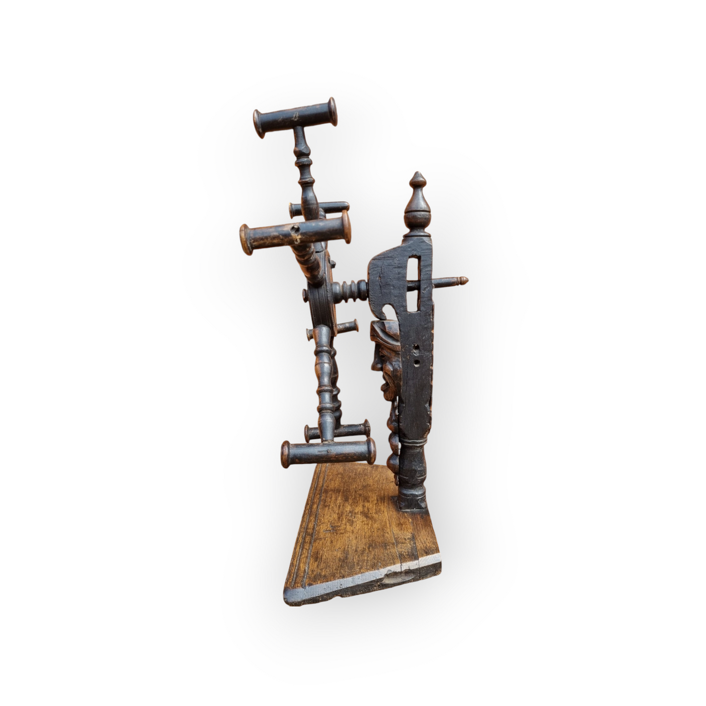 17th Century & Later English Antique Treen Wool Winder Attributed to the North-East of England