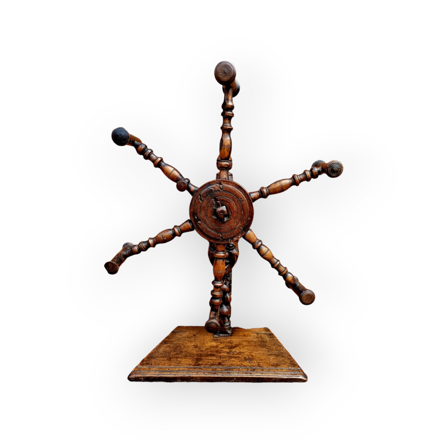 17th Century & Later English Antique Treen Wool Winder Attributed to the North-East of England