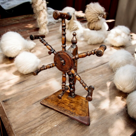 17th Century & Later English Antique Treen Wool Winder Attributed to the North-East of England