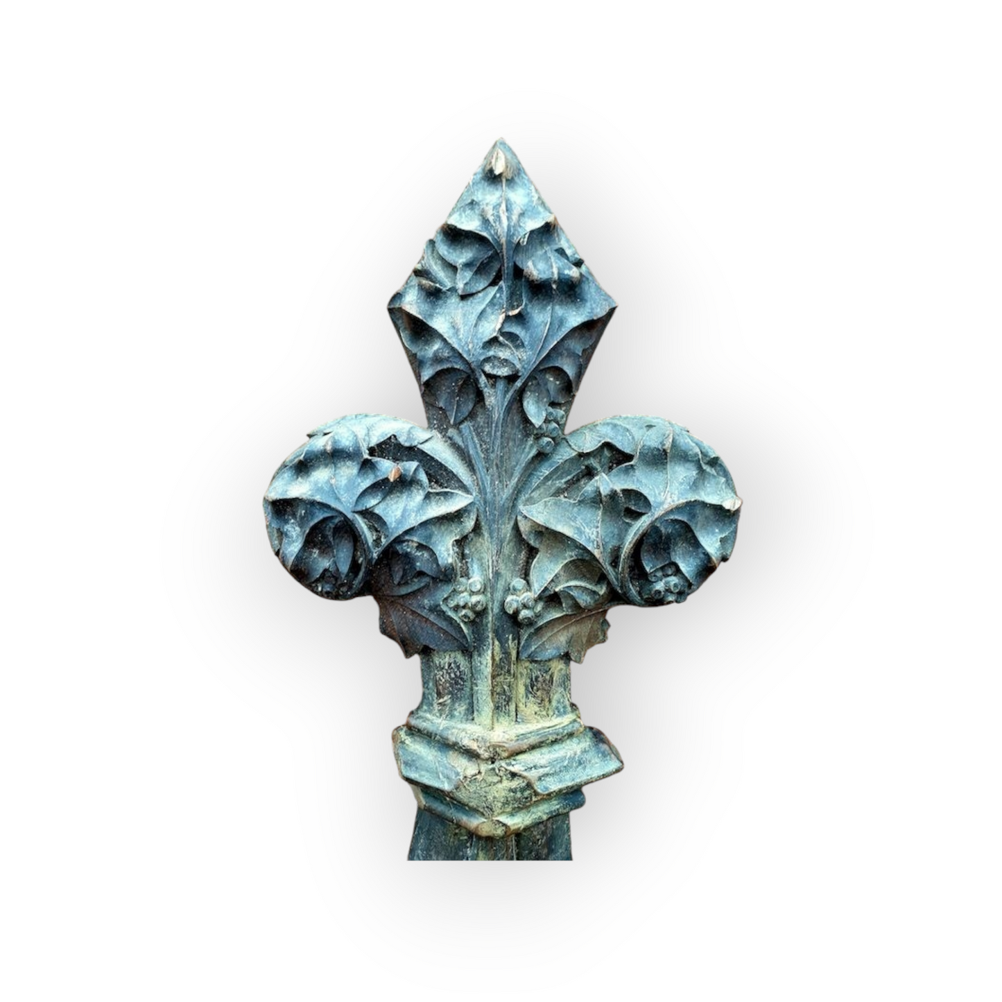 Ex Great St. Mary's Church, Cambridge - A Fine 16th Century Style, Mid-19th Century Made, English Antique Carved Oak Church Pew End with Poppy Finial and Dragon-Carved Elbow