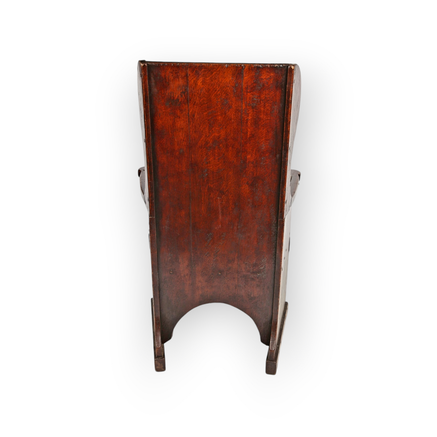 18th Century English Antique Oak Lambing Chair