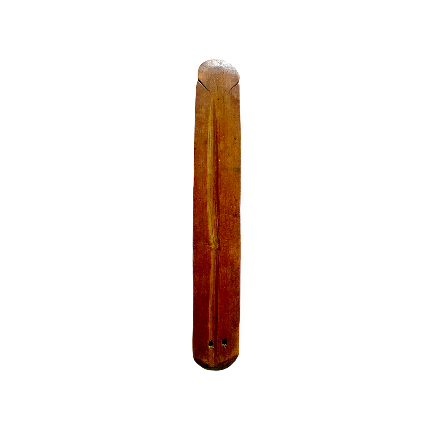 18th Century English Antique Treen Folk Art Stay Busk Love Token Bearing The Initials "HB" & "TB" Dated "1782"