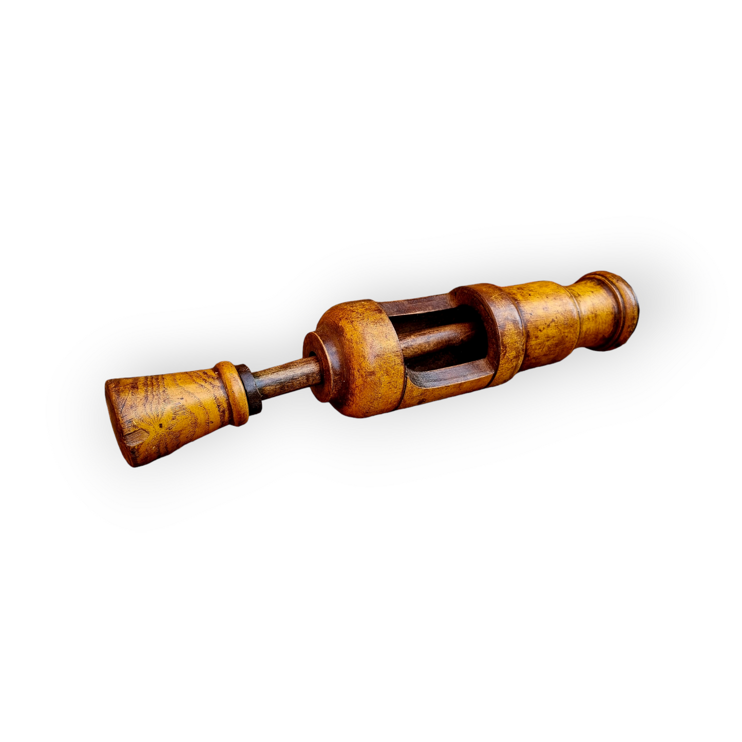 Mid-19th Century English Antique Treen Bottle Corking Device, circa 1860