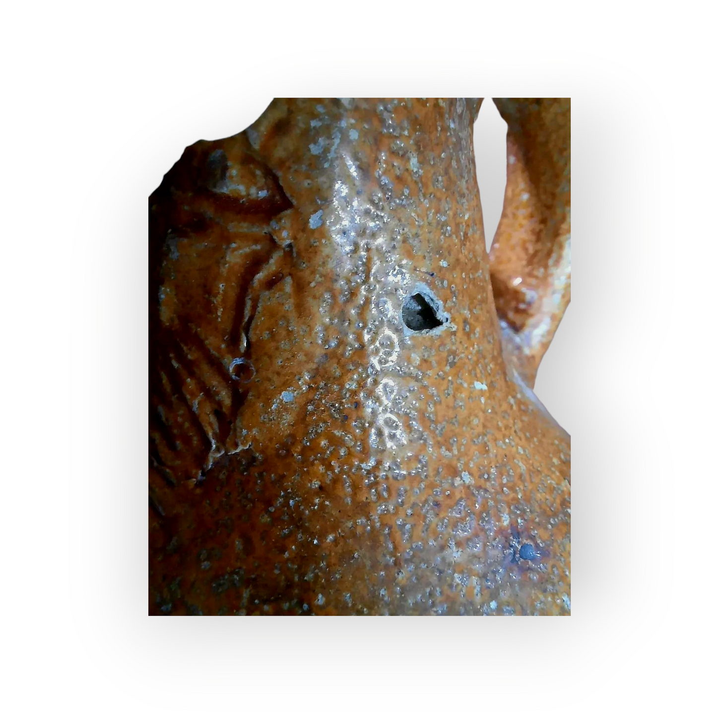 Dredged From The River Wensum, Norwich, Norfolk, England, By Repute - A 17th Century German Antique Stoneware Bellarmine Jug / Bartmannkrug, circa 1620-1675