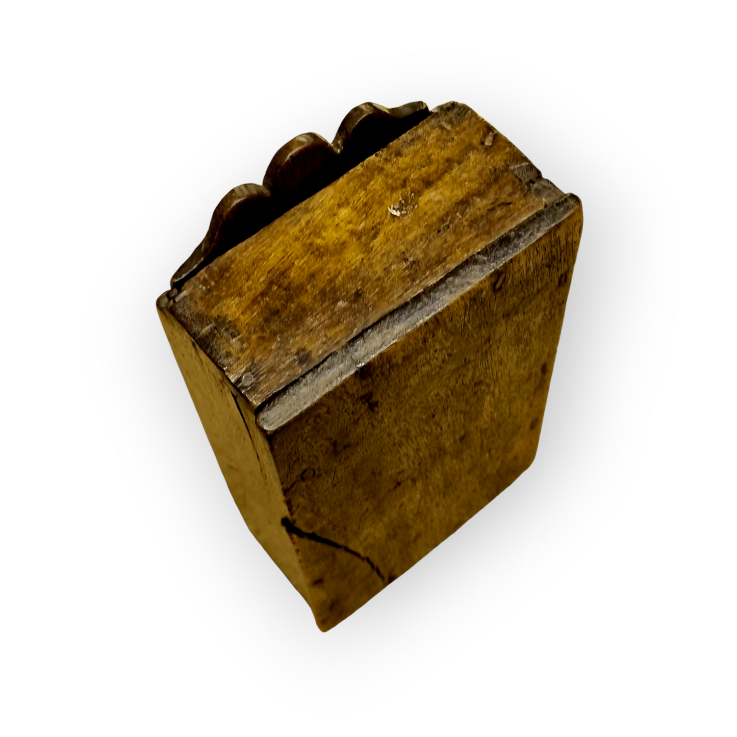 Early 18th-Century English Antique Treen Tinder Box