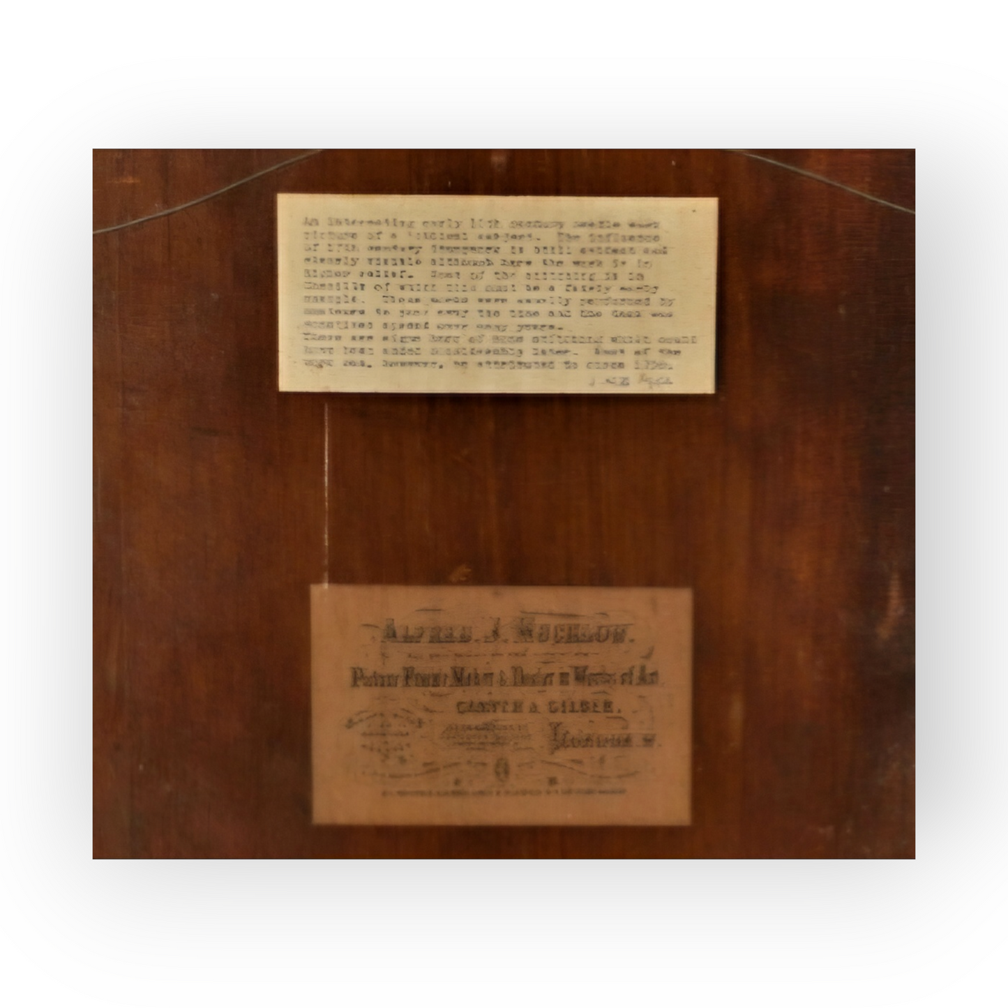 Large Early 18th-Century English Needlework Panel – Christ and the Three Marys