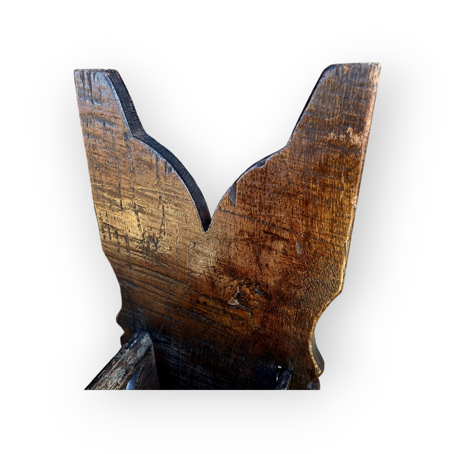 Rare 16th-Century Henry VIII Period English Antique Oak Boarded Stool