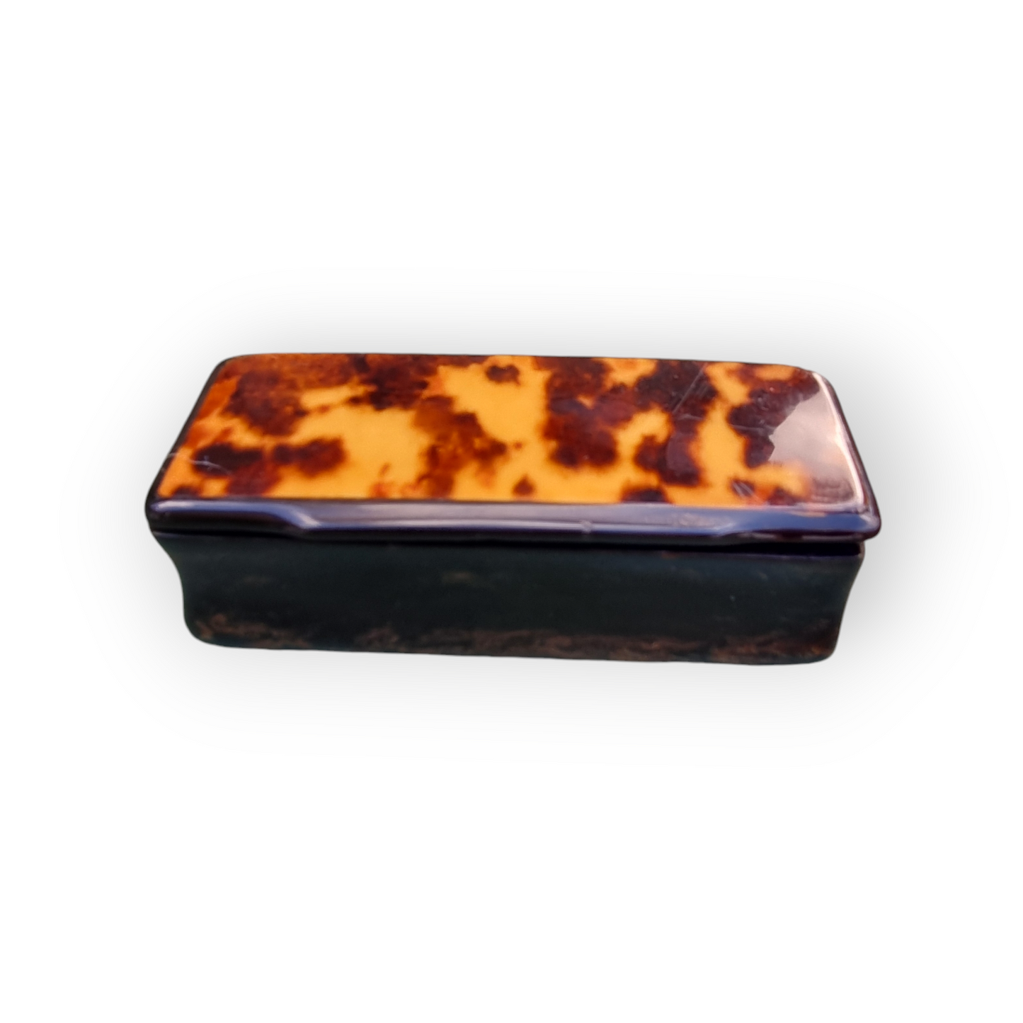 Dedicated To Tom Green The Highwayman & Dated 11th July 1791 - An 18th-Century English Antique Tortoiseshell Snuff Box