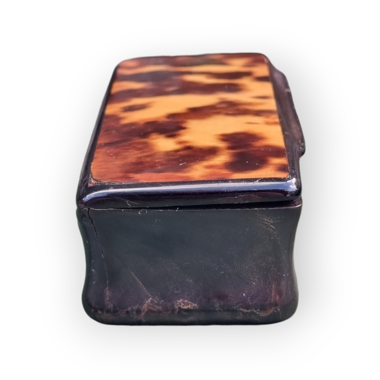 Dedicated To Tom Green The Highwayman & Dated 11th July 1791 - An 18th-Century English Antique Tortoiseshell Snuff Box