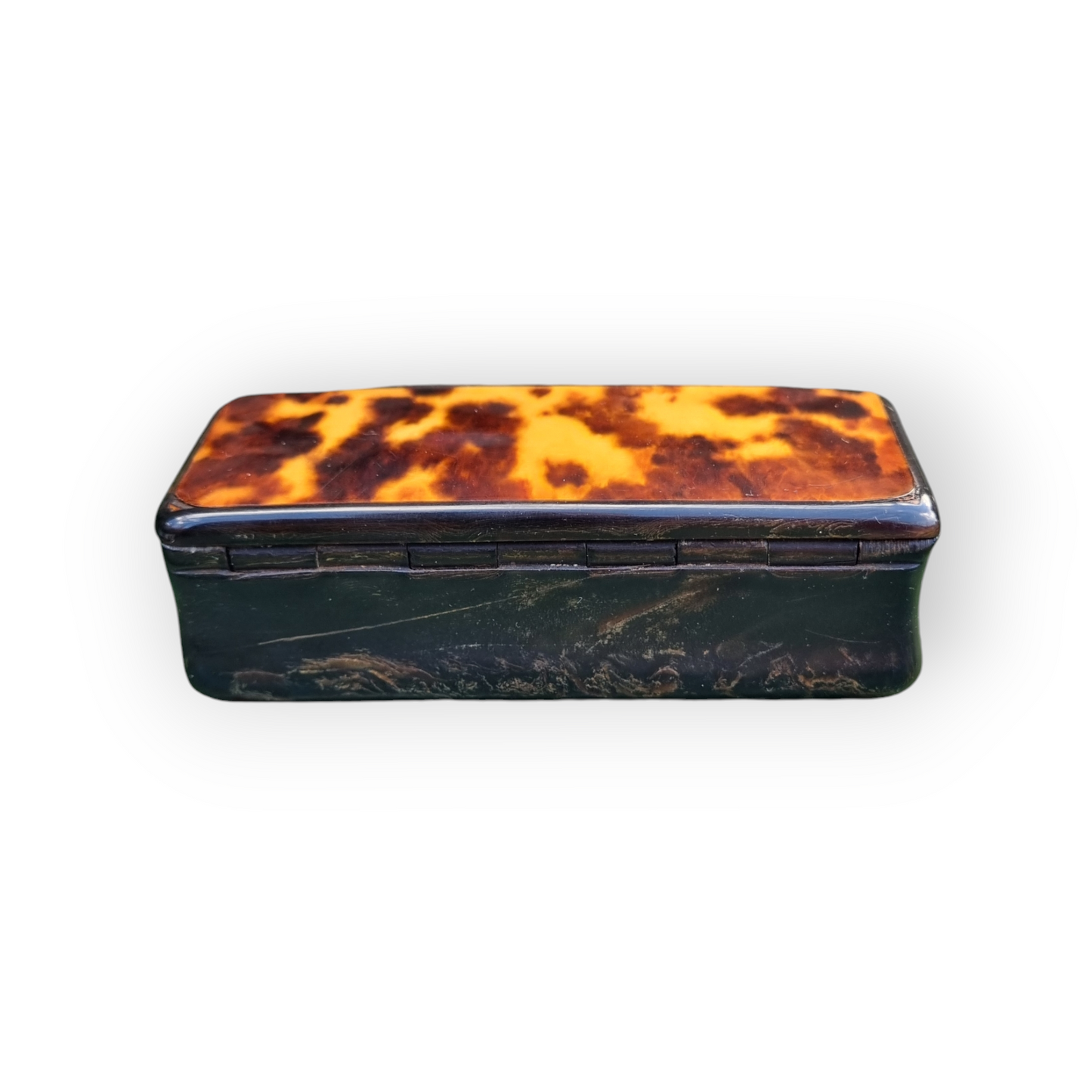 Dedicated To Tom Green The Highwayman & Dated 11th July 1791 - An 18th-Century English Antique Tortoiseshell Snuff Box