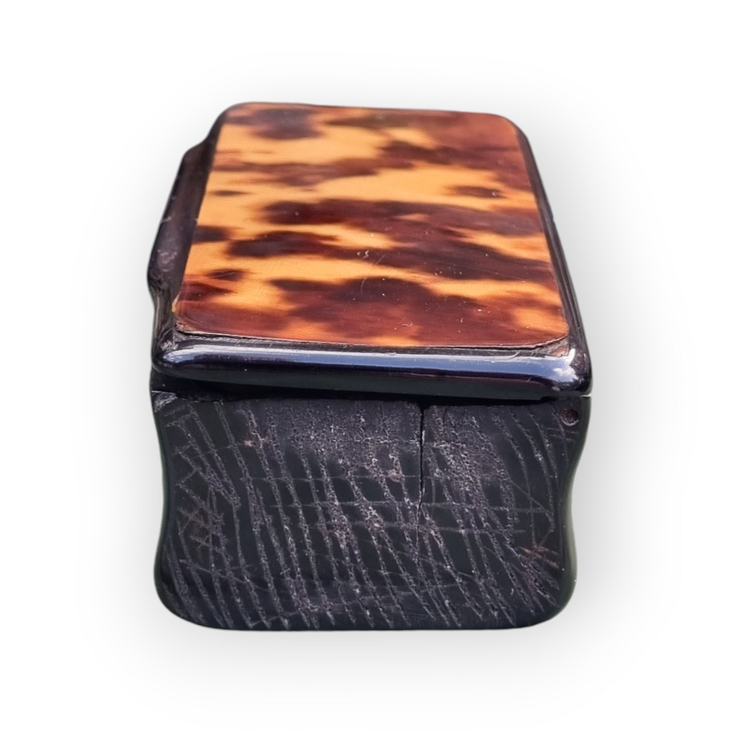 Dedicated To Tom Green The Highwayman & Dated 11th July 1791 - An 18th-Century English Antique Tortoiseshell Snuff Box