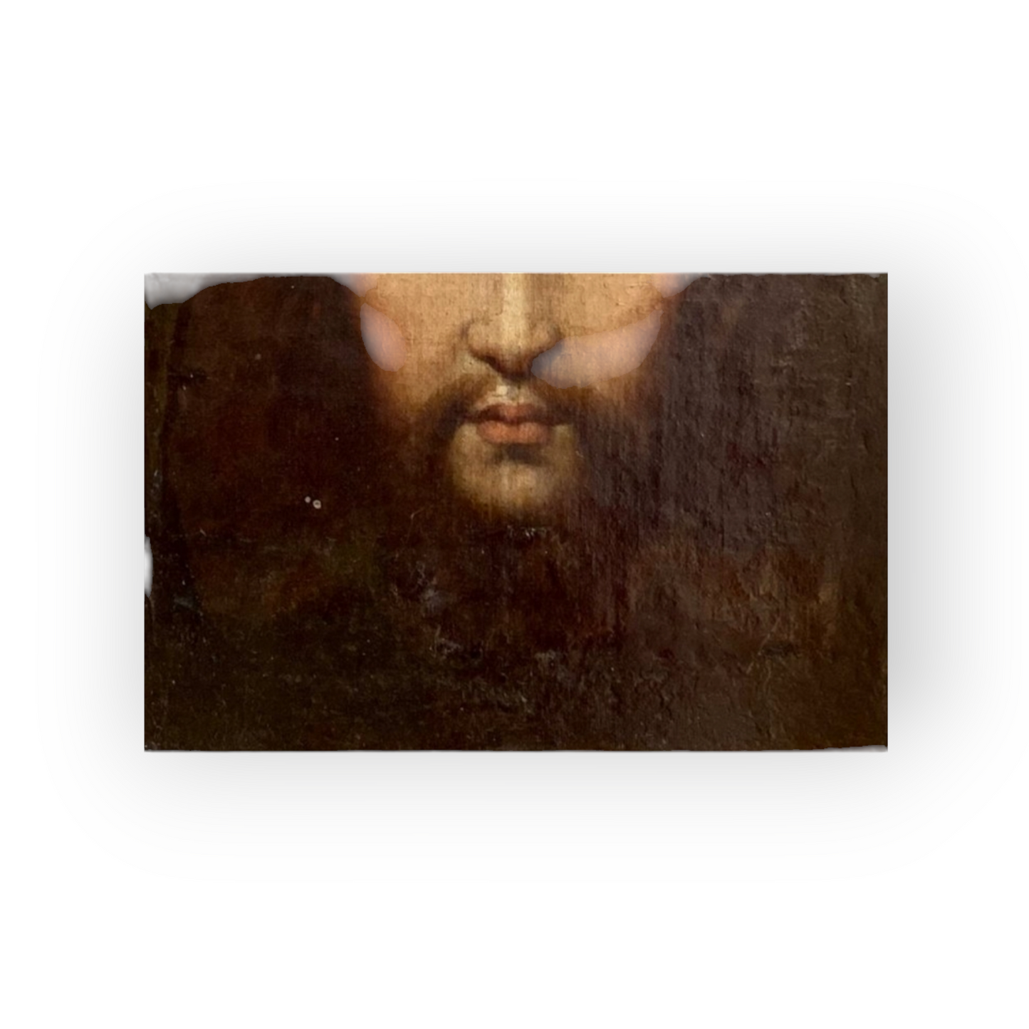 Ecce Homo (Head of Christ) - Follower of Jan van Eyck (1390 - 1441) - A 17th-Century Flemish School Antique Oil On Canvas Portrait