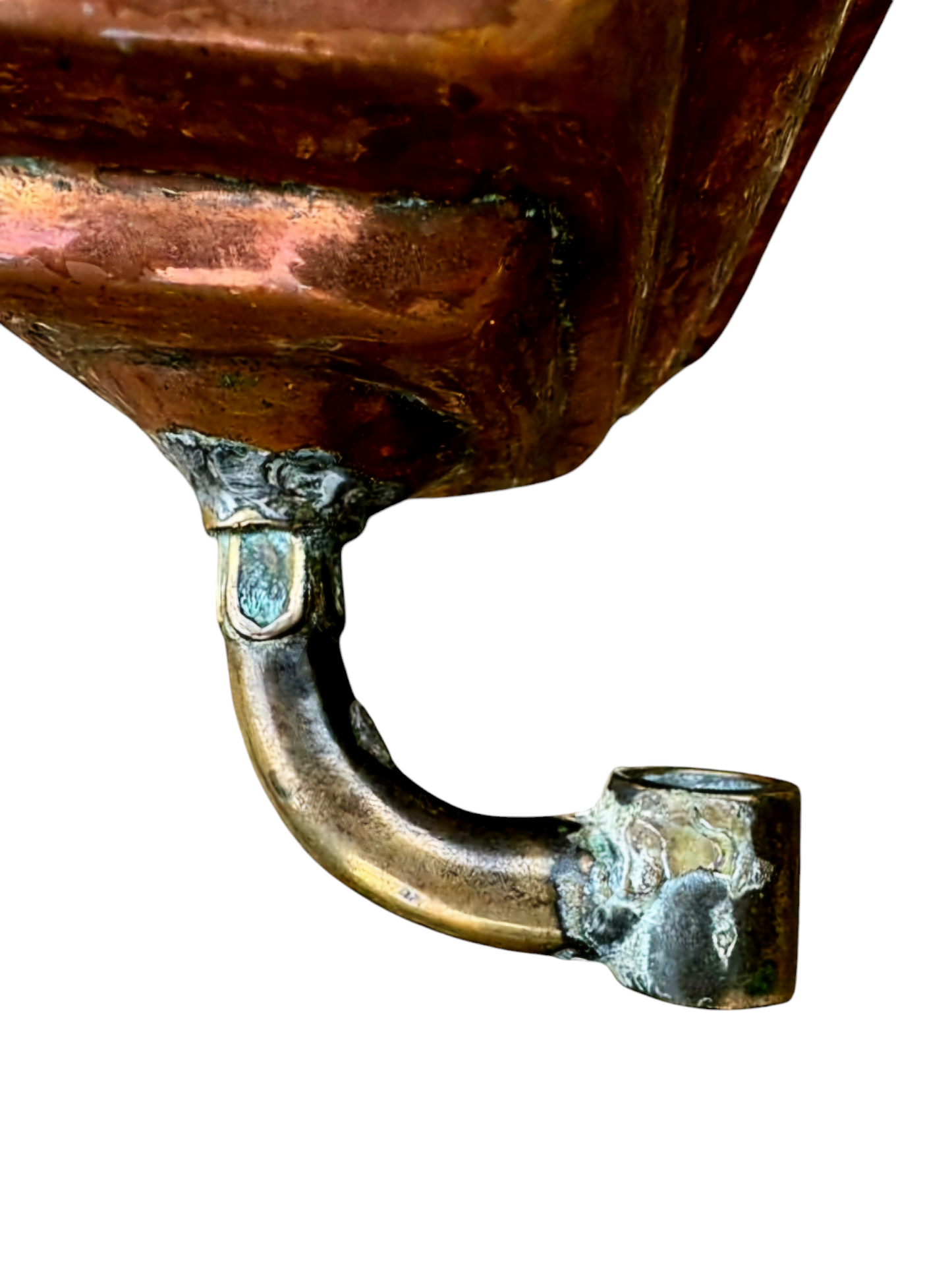 Mid 18th-Century Antique Copper Water Cistern Dated "1760"