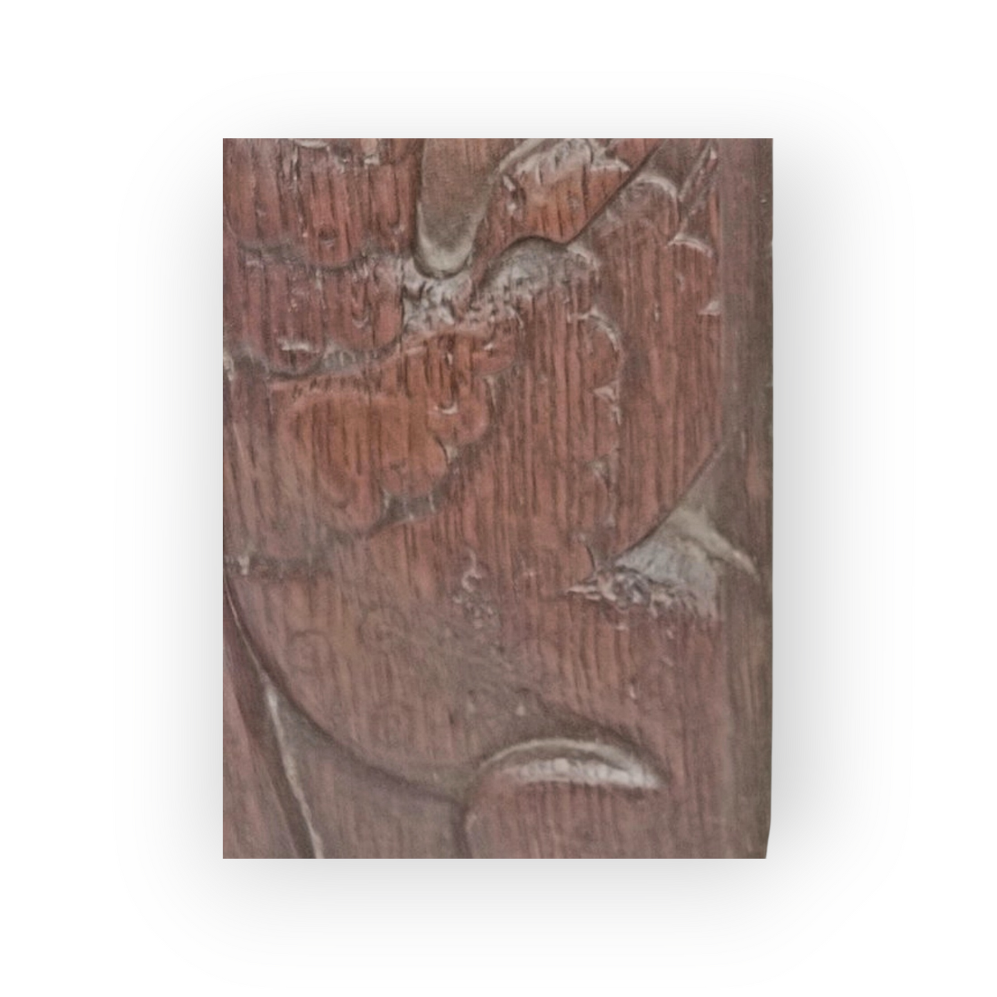Mid 16th-Century French Antique Carved Oak Romayne Portrait Panel