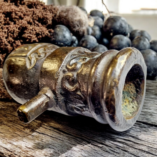 An Antique Child's Toy - Made As A Rare 17th-Century Antique Bronze Miniature Mortar Cannon – Spanish or Portuguese Origin