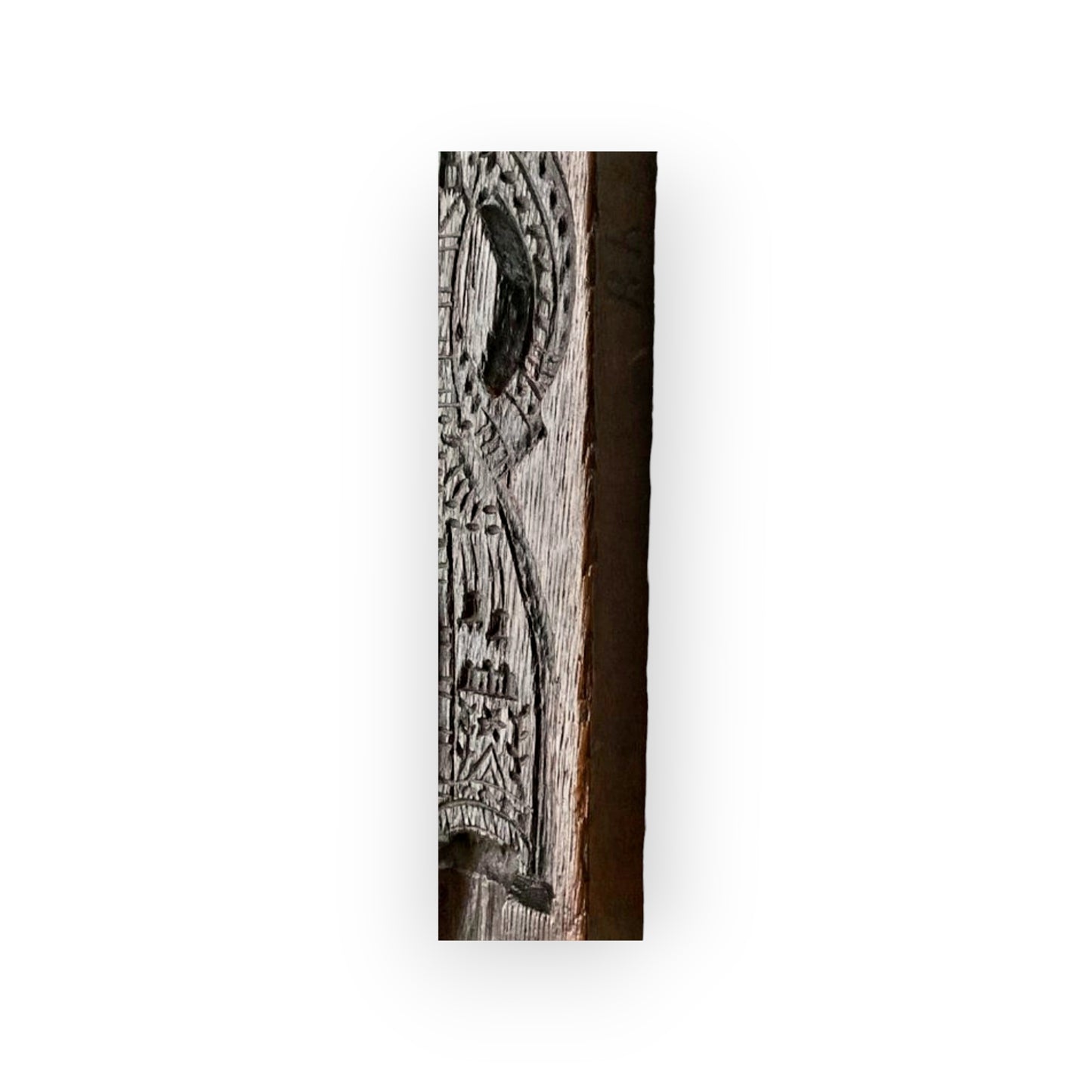 Large, Elongated, 18th Century Two-Sided Dutch Antique Carved Oak Gingerbread Mould Or Biscuit Mould