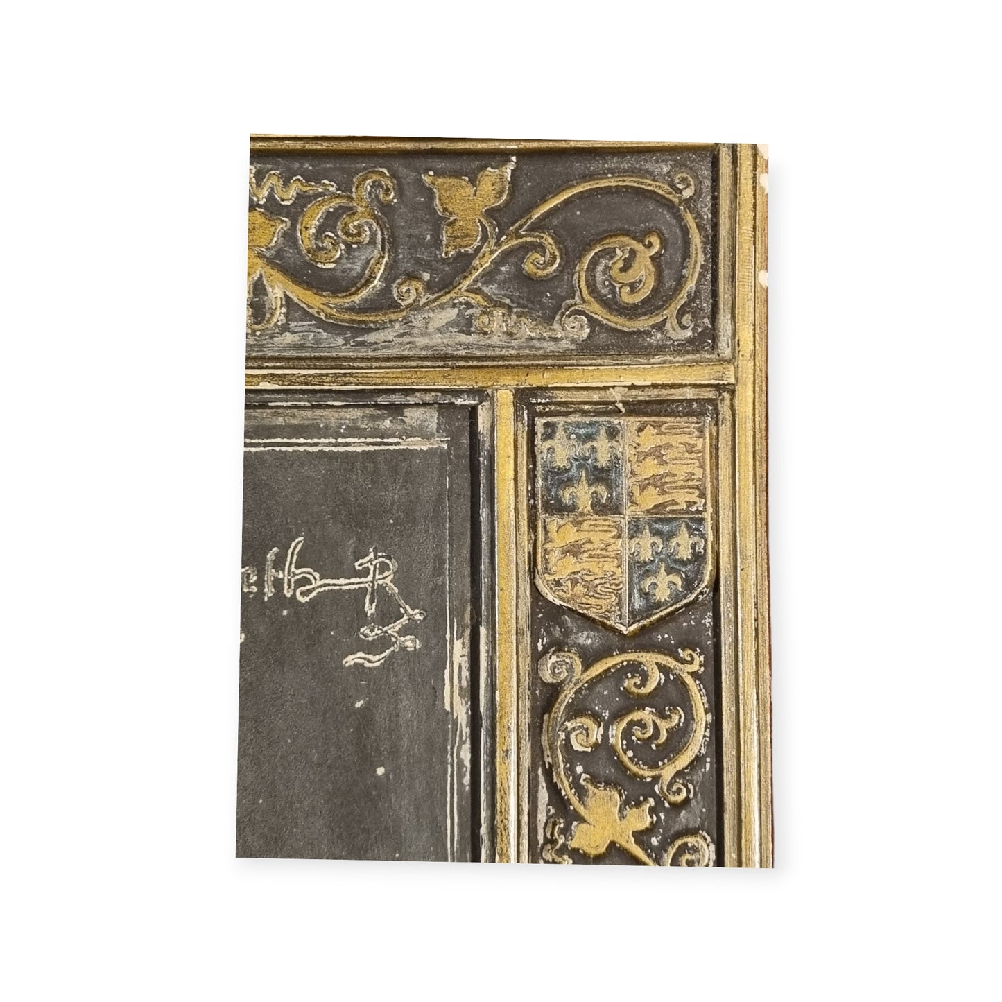 16th Century Style, Large English-Made Decorative Plaster Plaque Depicting Queen Elizabeth I, In Original Polychrome