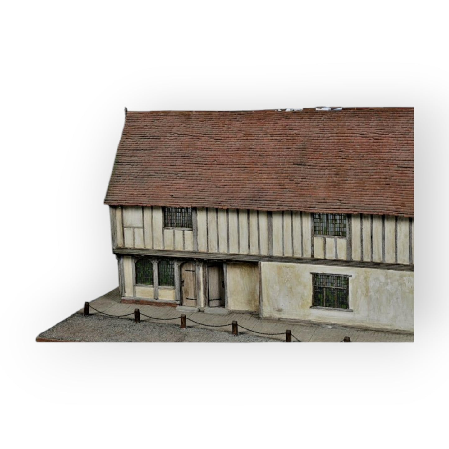 Large & Impressive 19th-Century English Antique Scratch-built Model Of Lavenham Guildhall, Known As Corpus Christi Guildhall - Ideal As A Dolls House