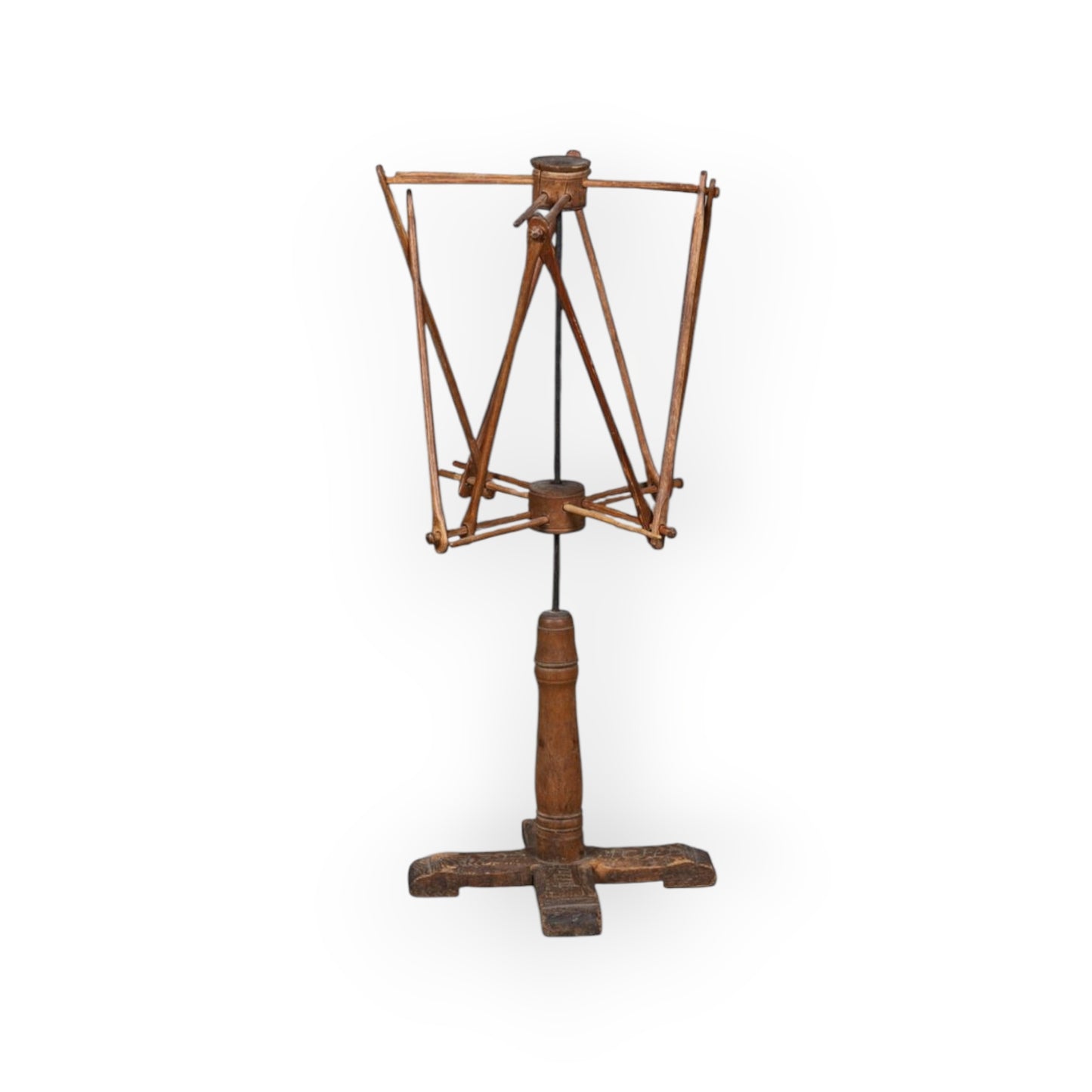 18th Century Rustic Antique Wool Winder Dated "1797"
