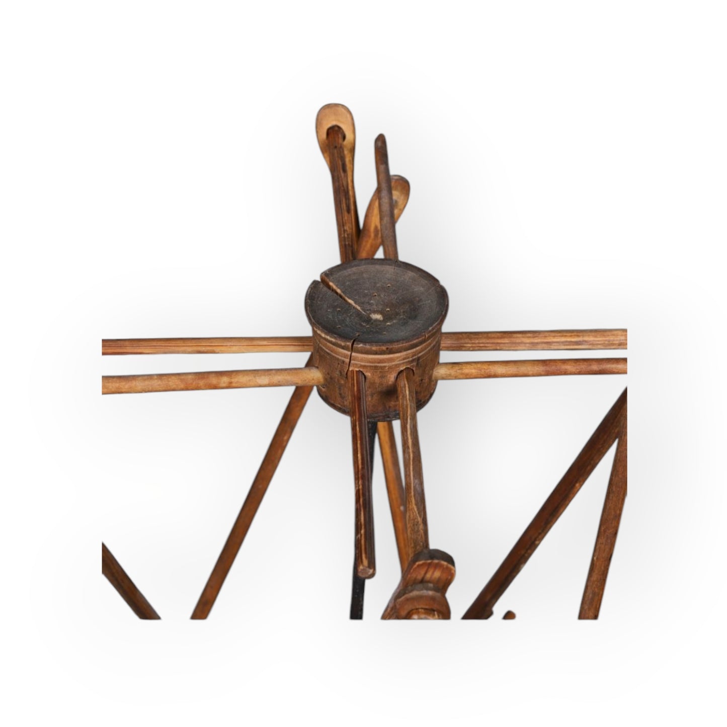 18th Century Rustic Antique Wool Winder Dated "1797"