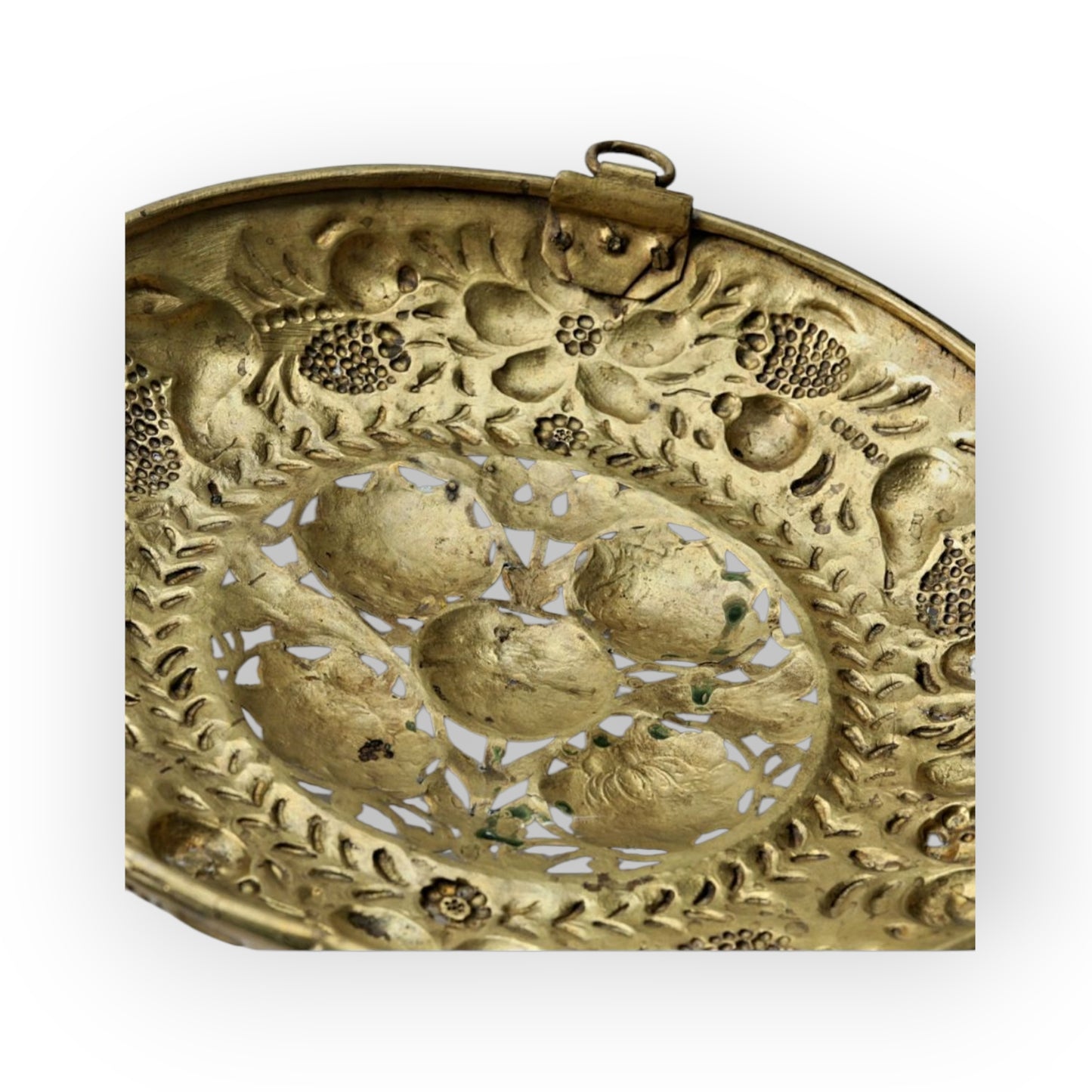 17th-Century Flemish / Dutch Antique Brass Wall Reflector