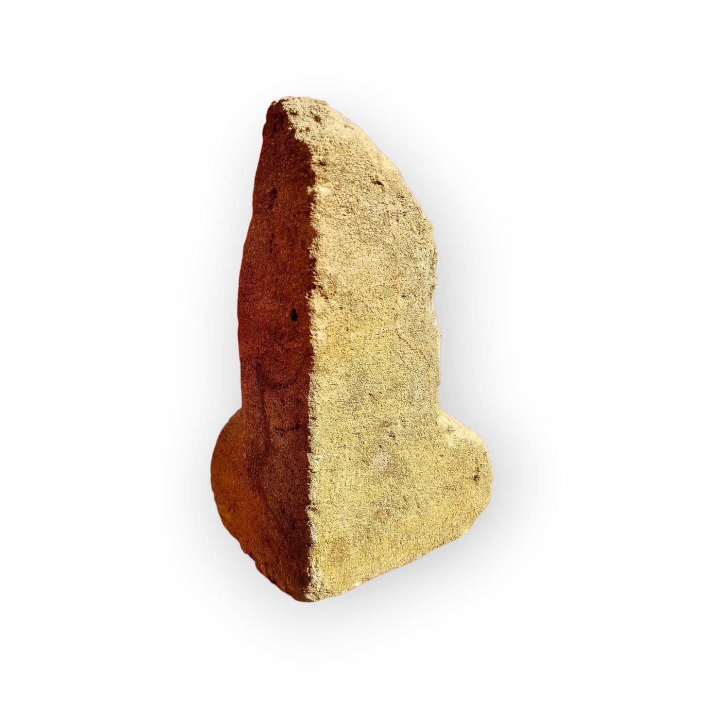 Originating From Walsingham Priory, Norfolk, England - A Medieval Period English Antique Carved Stone Sculpture / Bust Of A Monk Wearing A Cowl (Monk's Hood) -