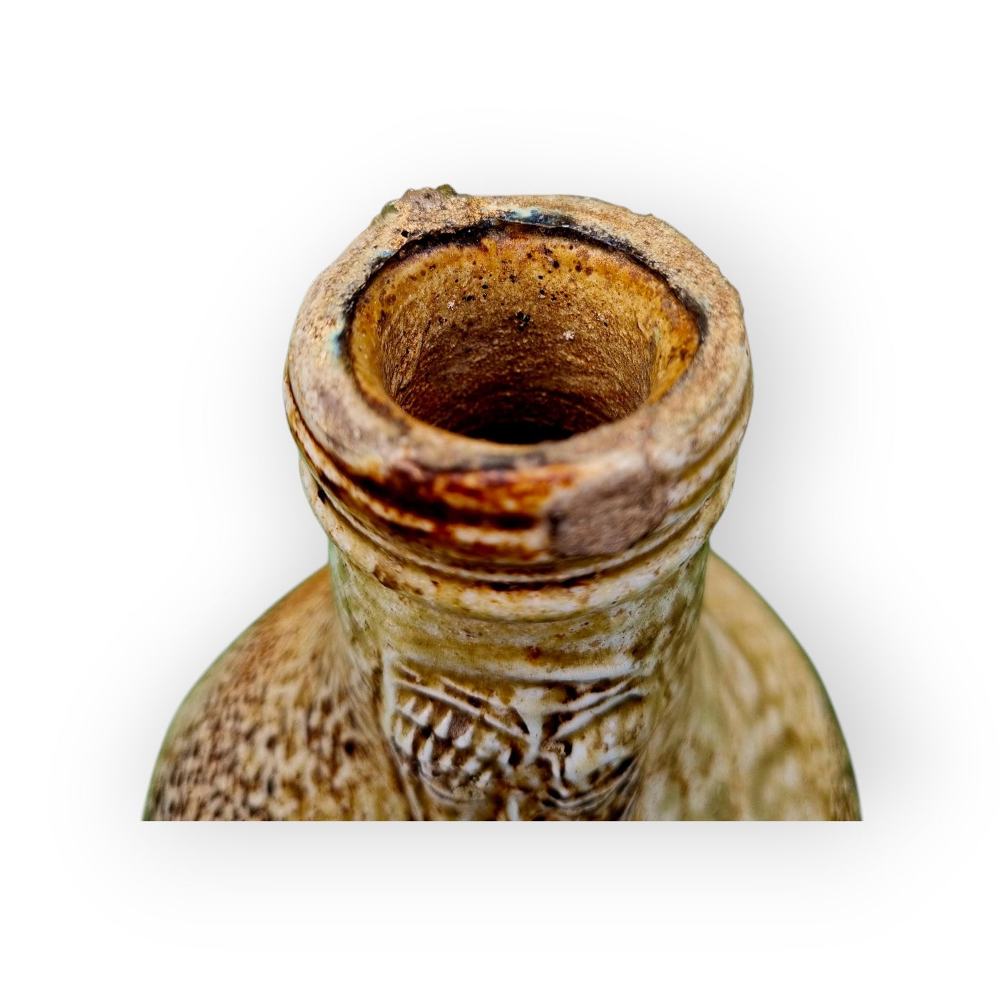 17th-Century German Antique Stoneware Bellarmine Jug or Bartmannkrug, circa 1620-1675, Ex-Bellarmine Museum, Norfolk