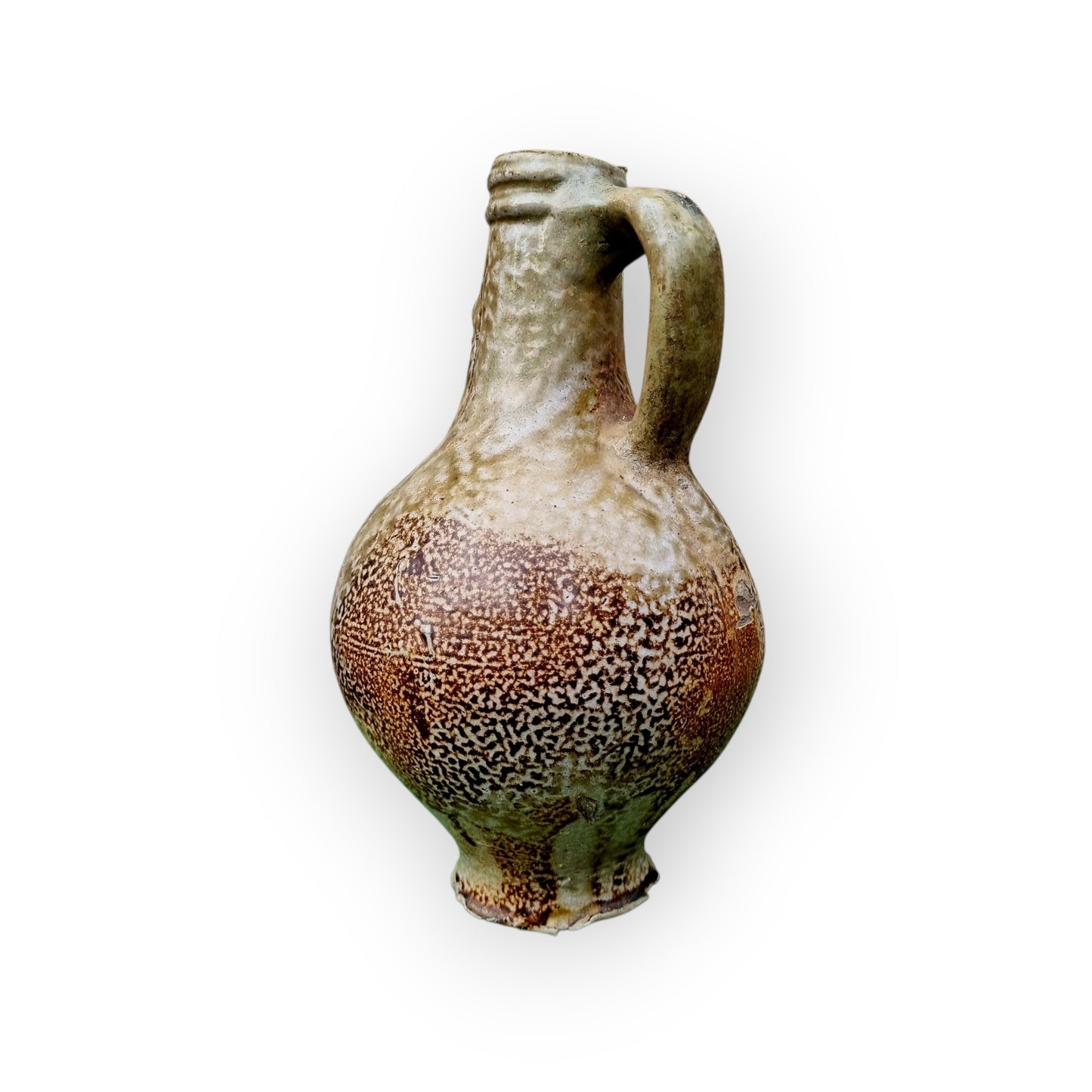 17th-Century German Antique Stoneware Bellarmine Jug or Bartmannkrug, circa 1620-1675, Ex-Bellarmine Museum, Norfolk